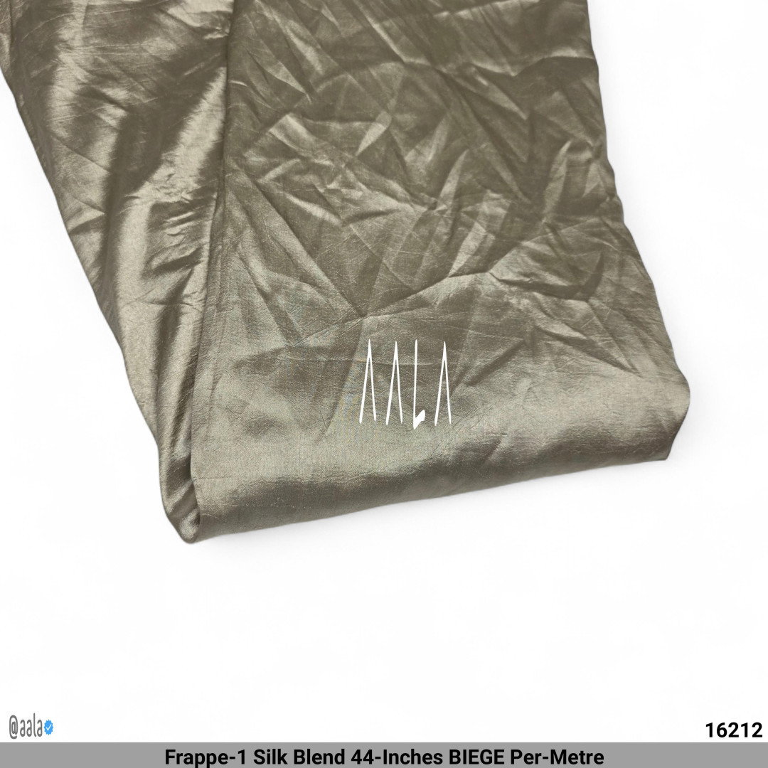 Frappe-1 Silk Blend 44-Inches BIEGE Per-Metre