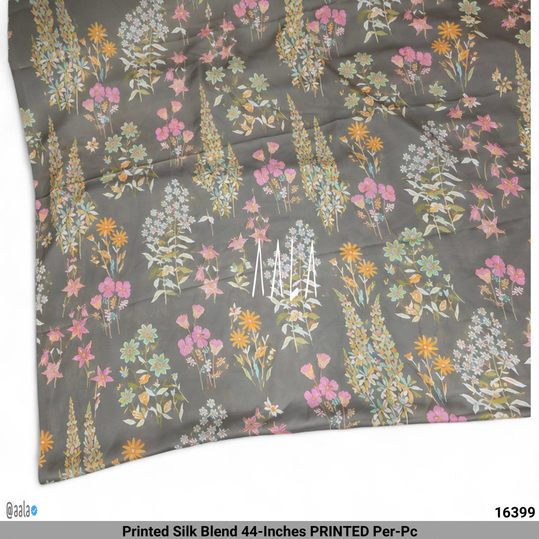 Printed Silk Blend 44-Inches PRINTED Per-Pc