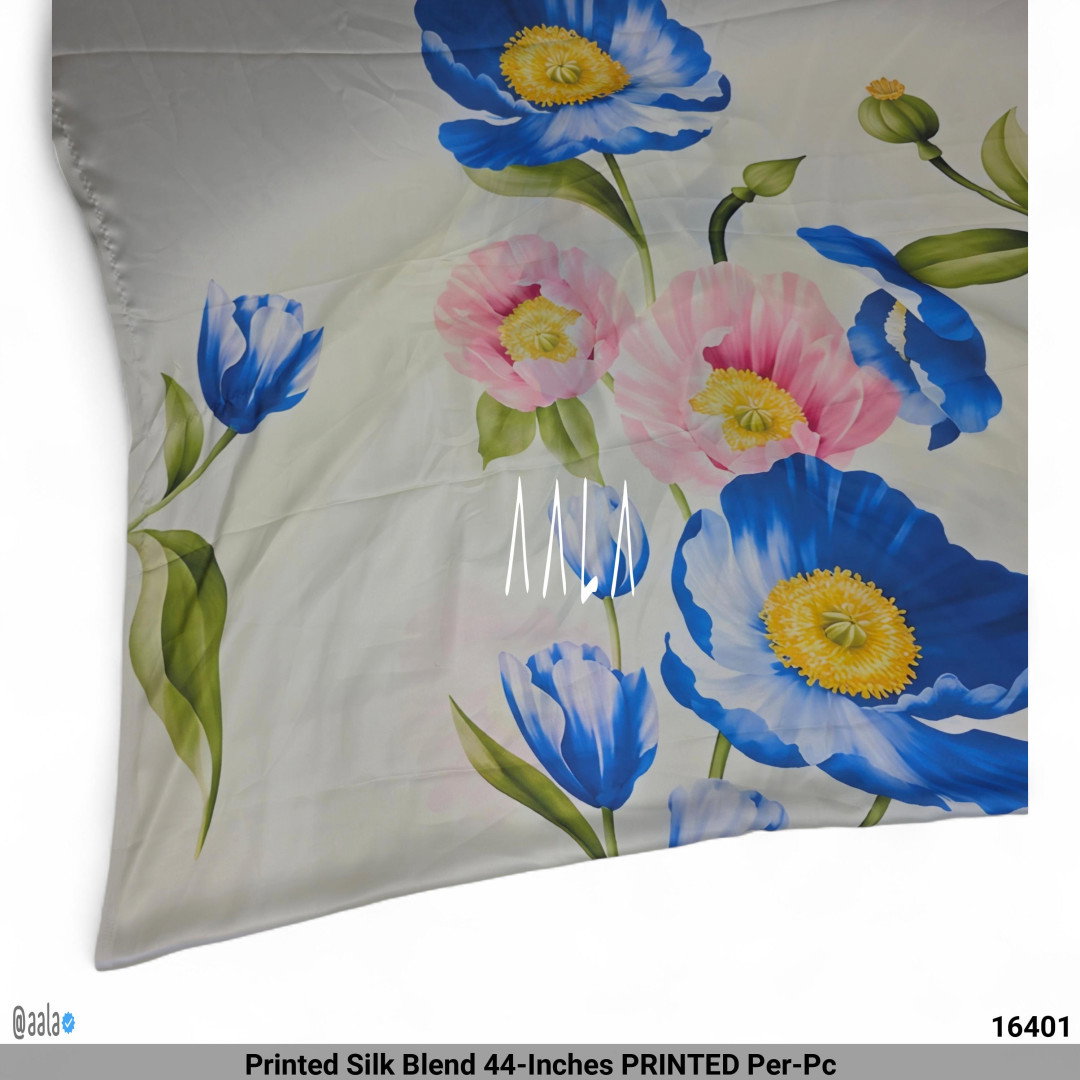 Printed Silk Blend 44-Inches PRINTED Per-Pc