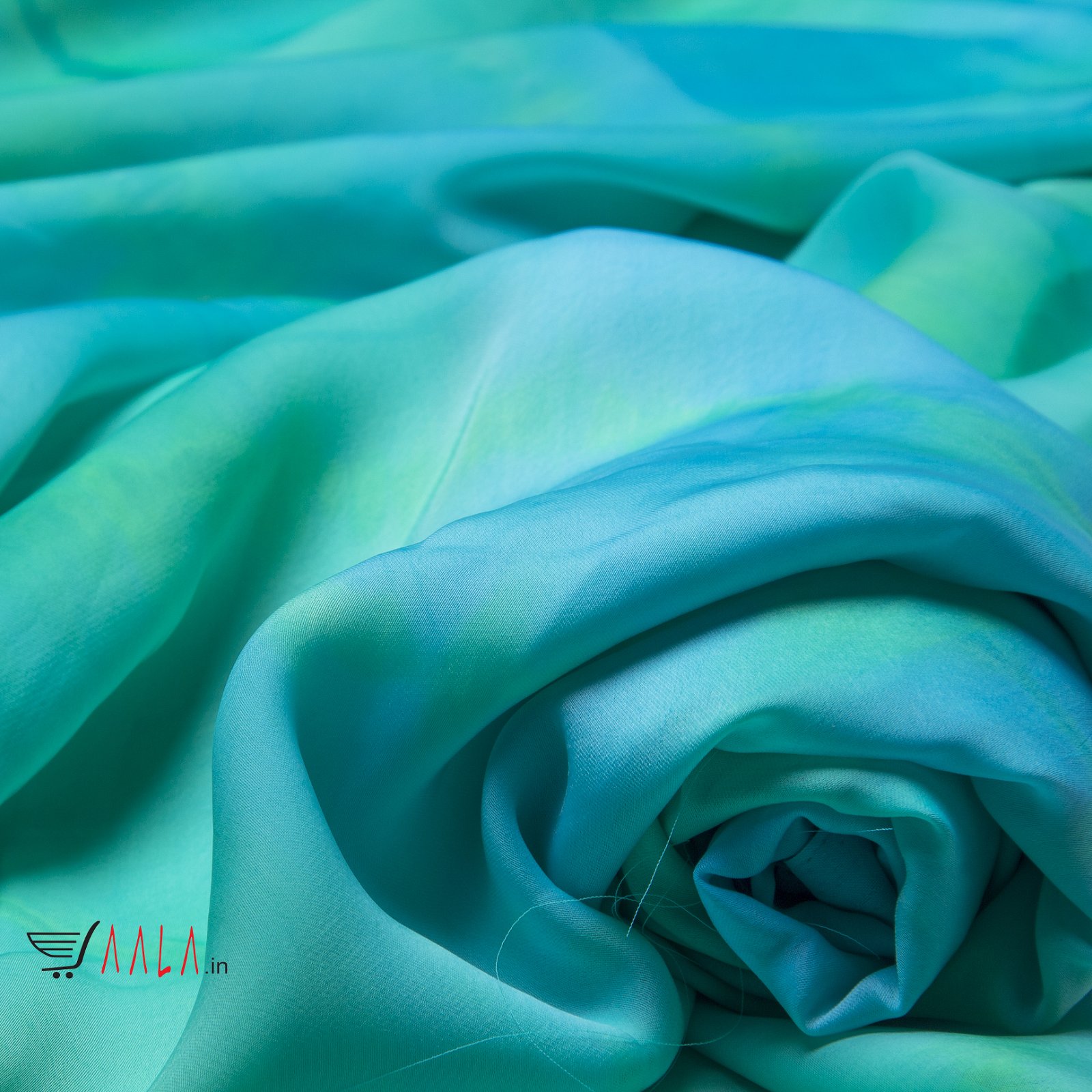 Shaded Satin Georgette Poly-ester 44 Inches Dyed Per Metre #1839