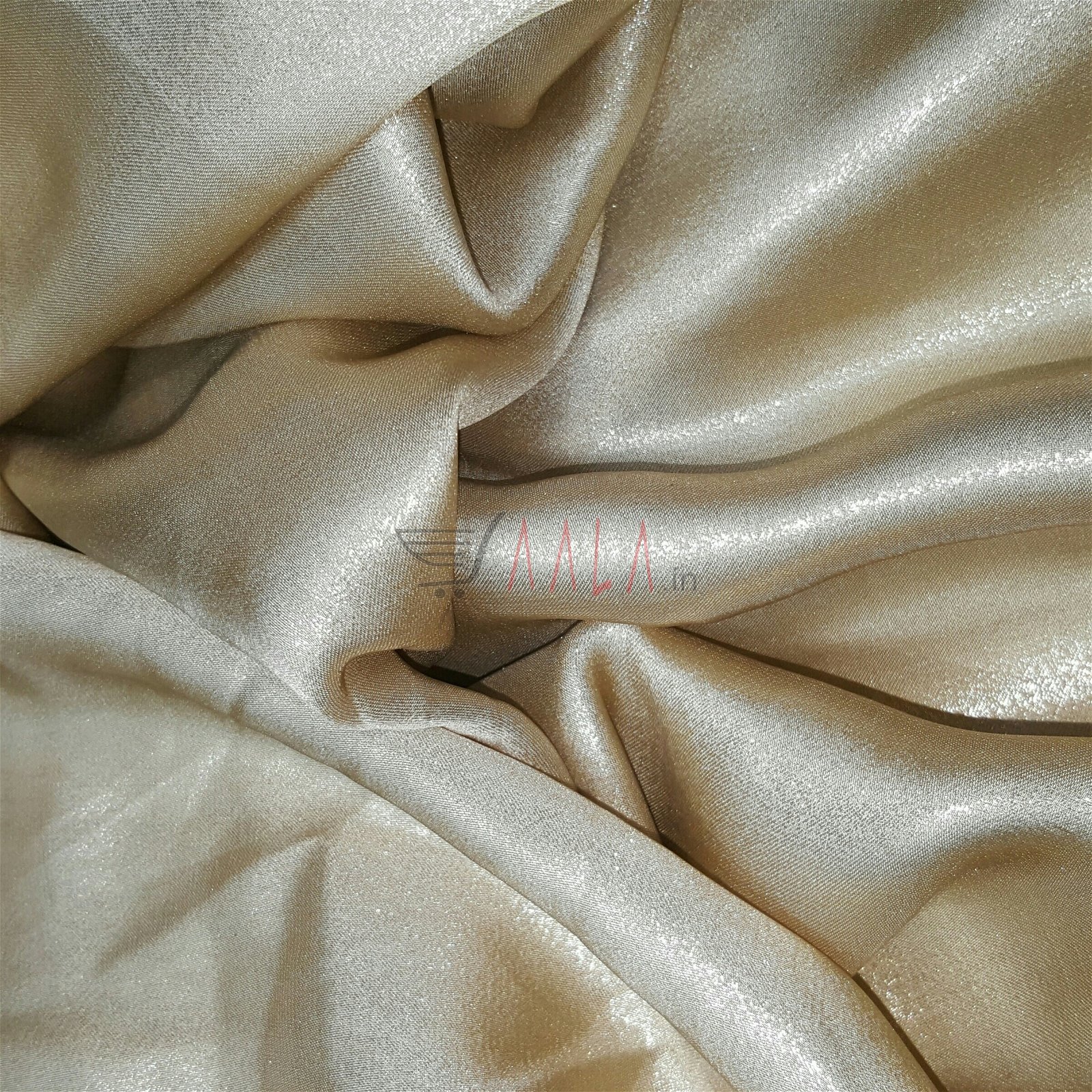Foil Satin Georgette Poly-ester 44 Inches Dyed Per Metre #2031