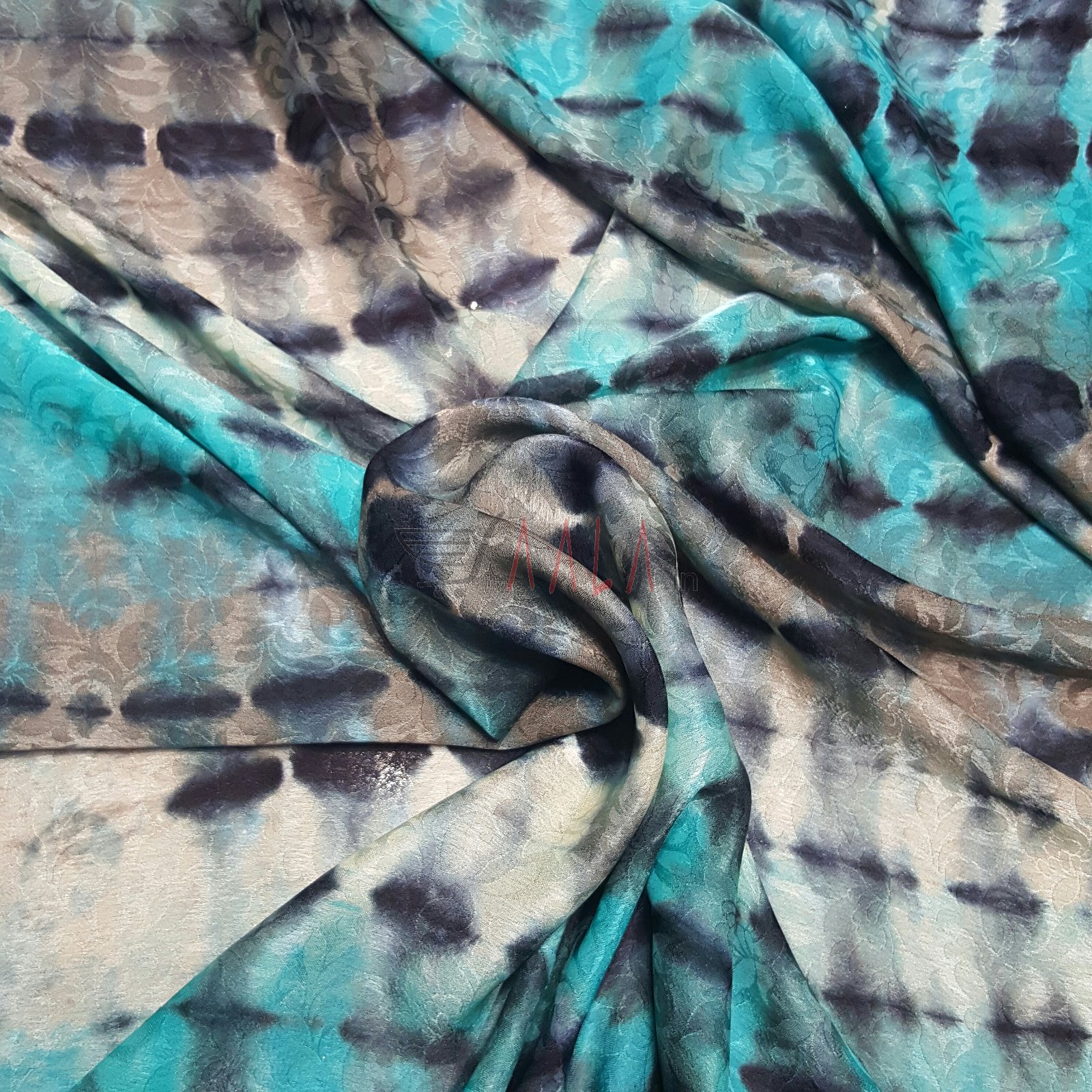 Siburi Satin Georgette Poly-ester 44 Inches Dyed Per Metre #2065