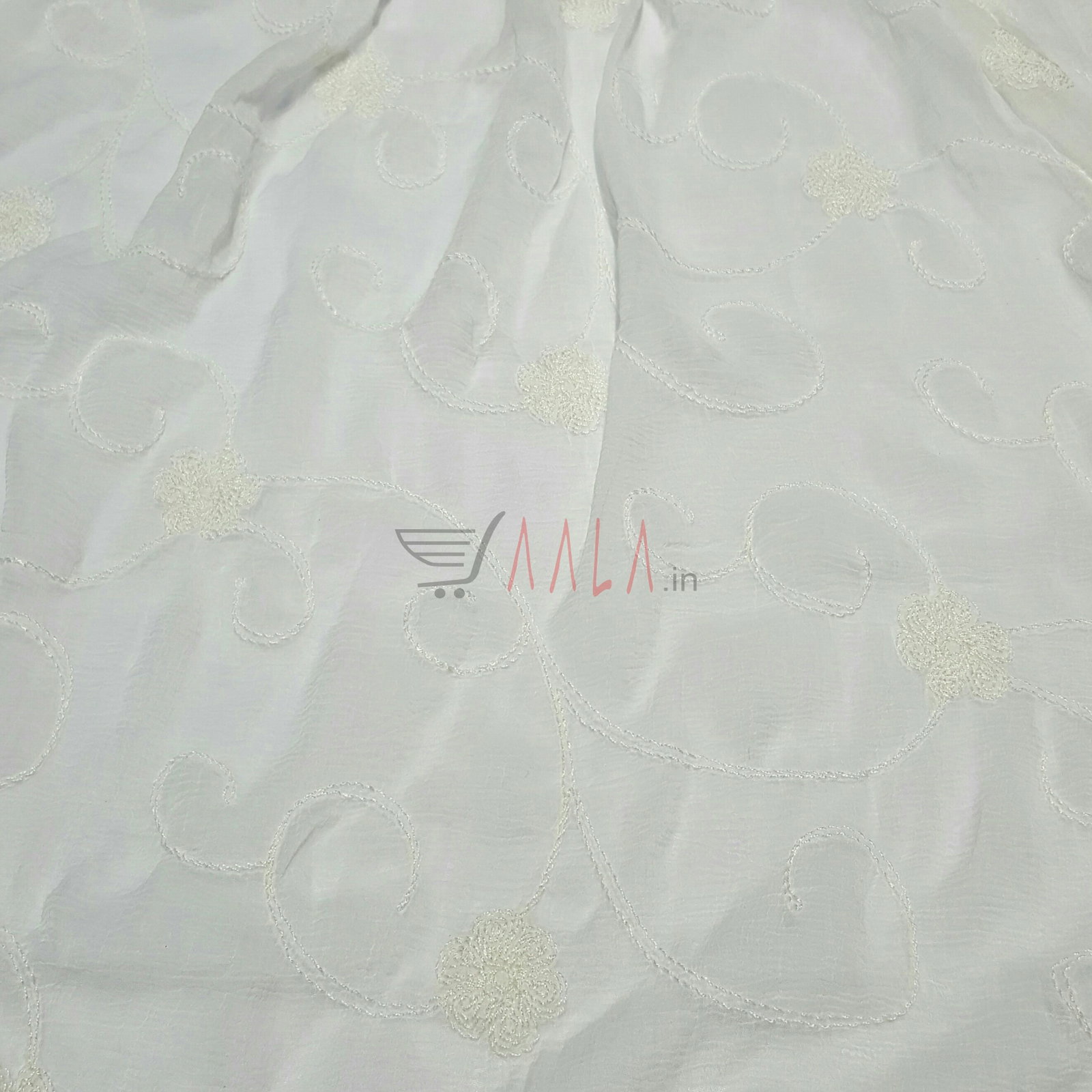 Karachi Chiffon Dupatta 44 Inches Dyeable 2.50 Metres 