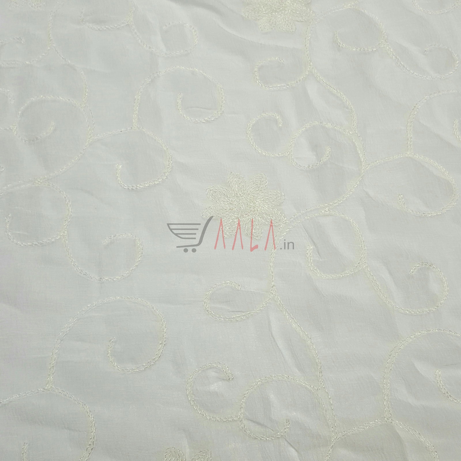 Karachi Chiffon Dupatta 44 Inches Dyeable 2.50 Metres 