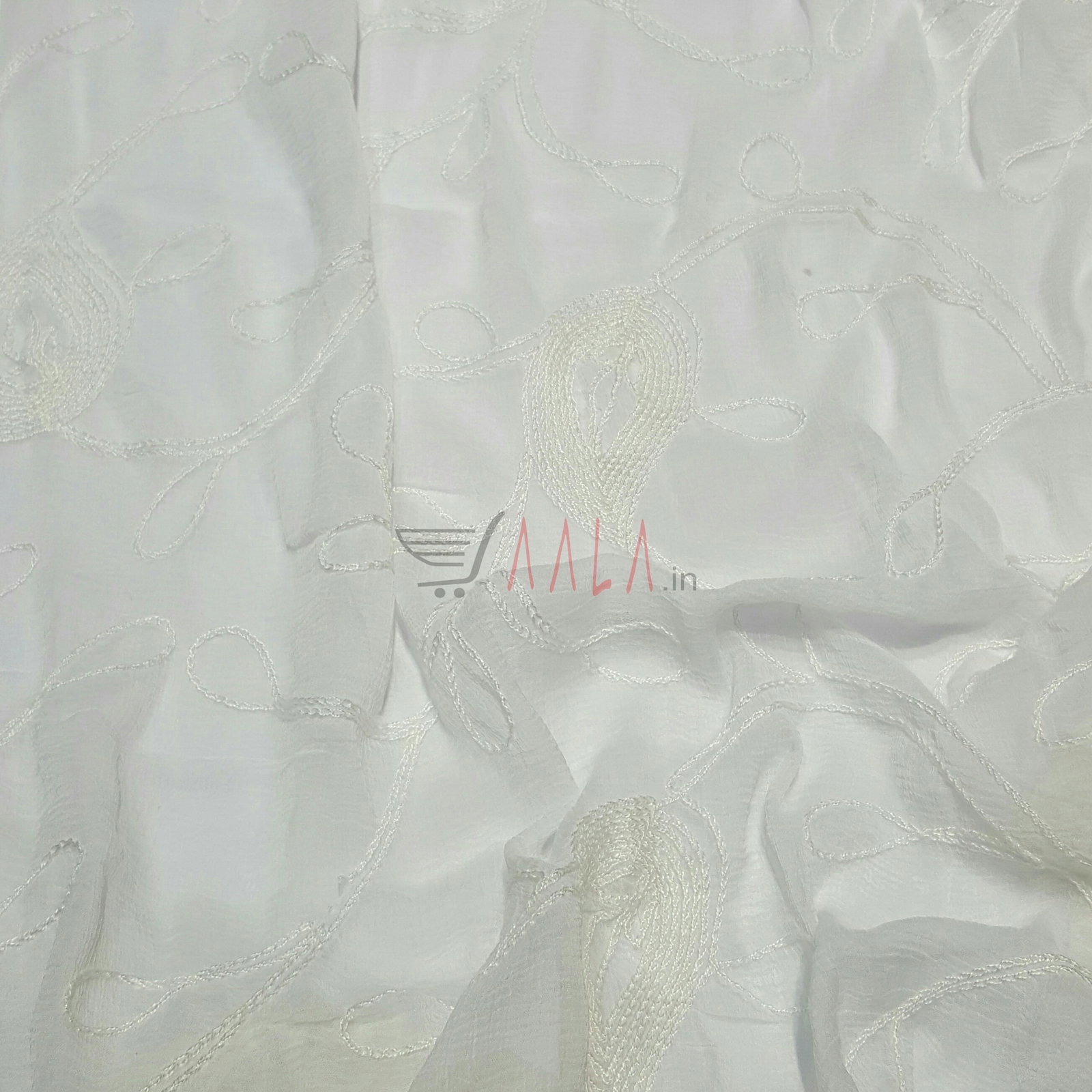 Karachi Chiffon Dupatta 44 Inches Dyeable 2.50 Metres 