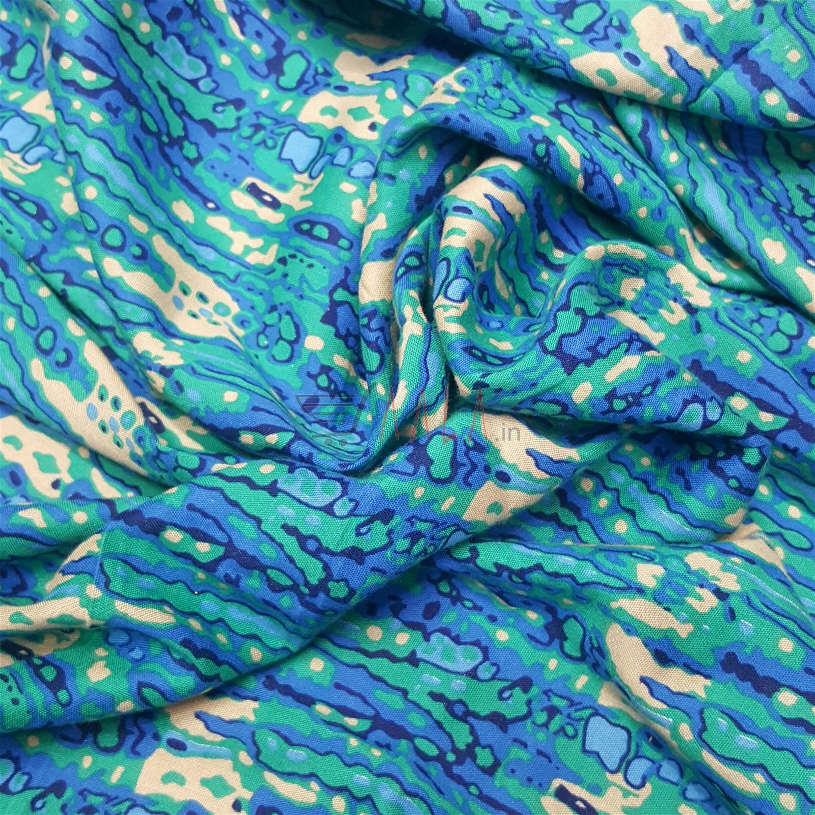 Printed Rayon Cotton 44 Inches Per Metre #2211