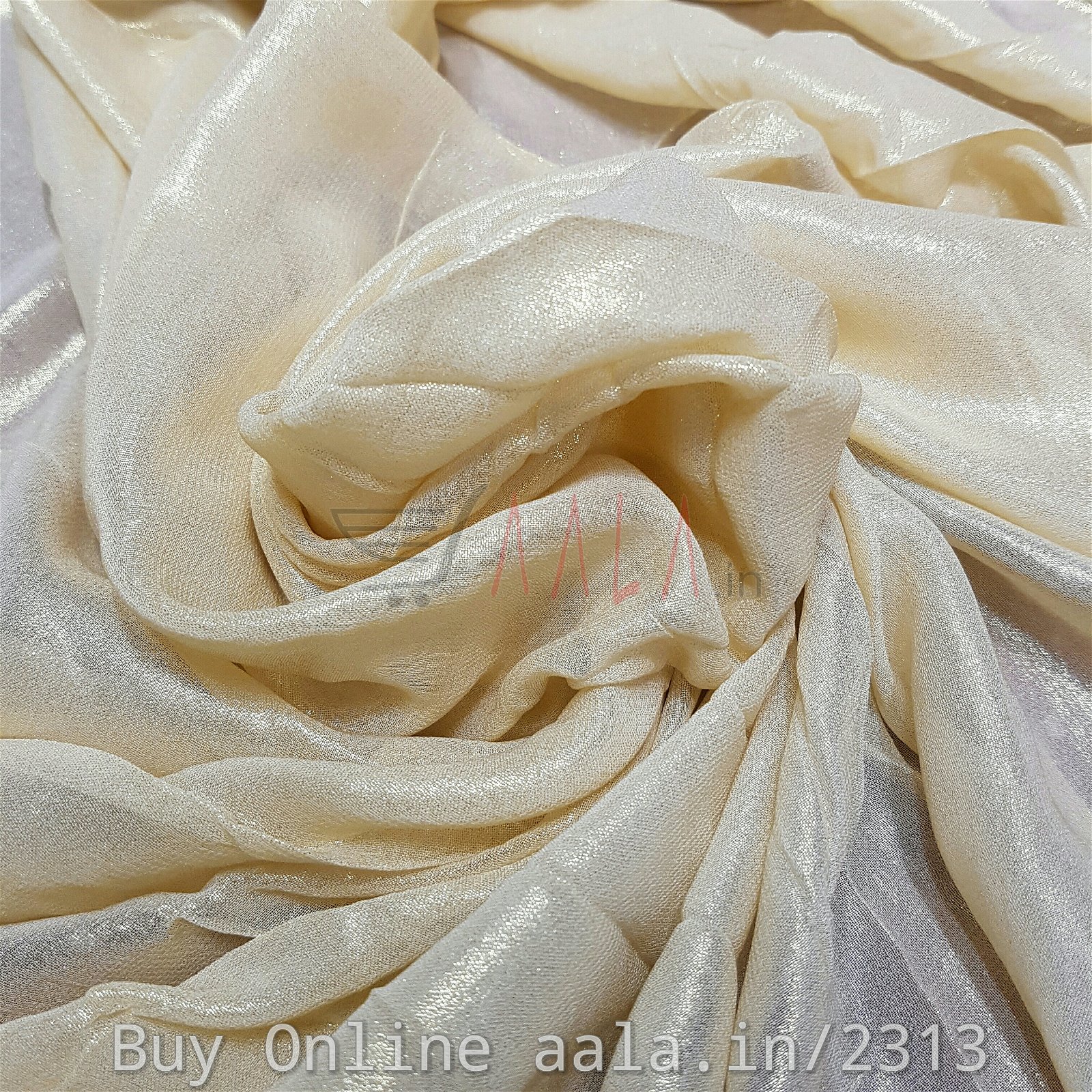 Foil Georgette Viscose 44 Inches Dyed Per Metre #2313