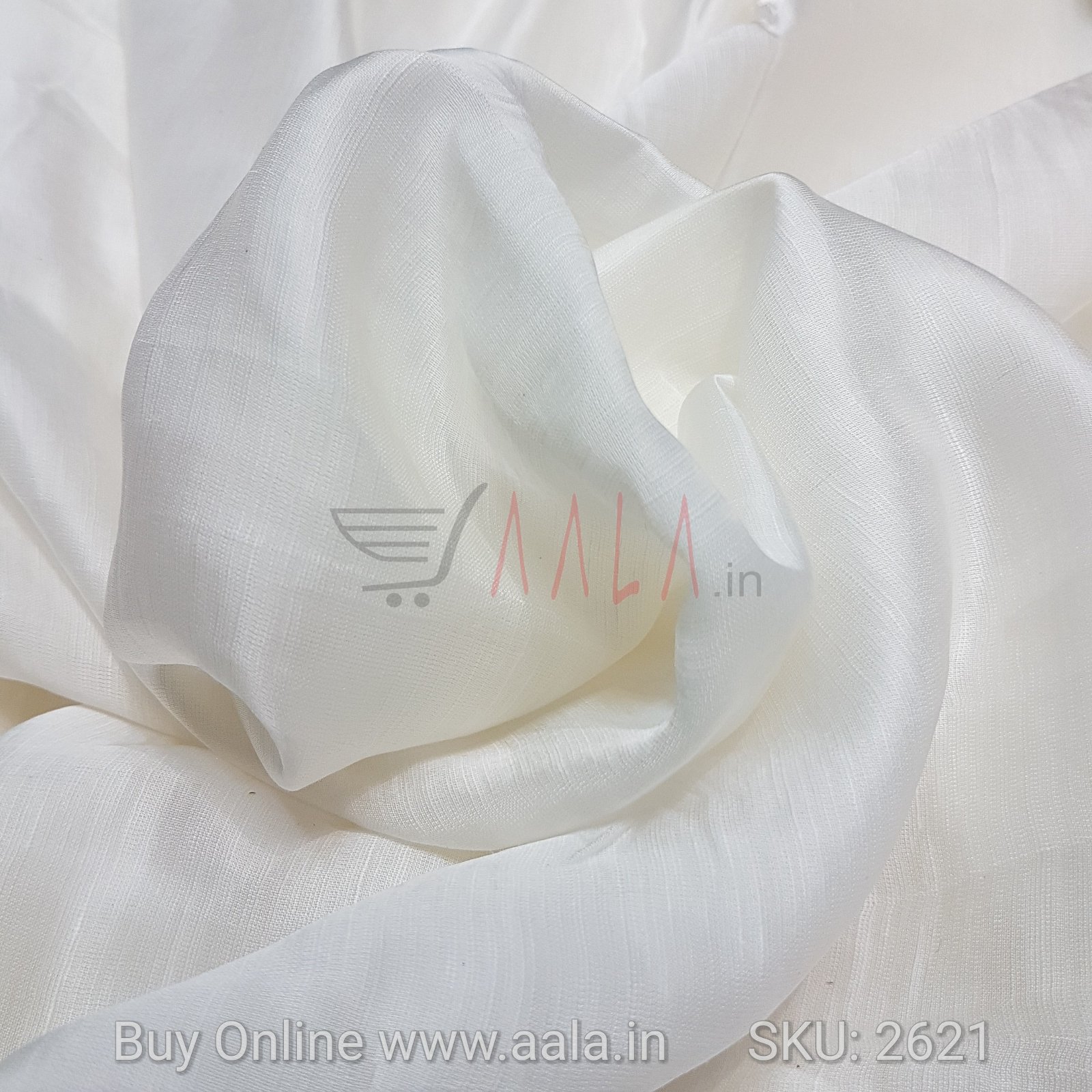 Linen Satin Viscose 44 Inches Dyeable Per Metre #2621