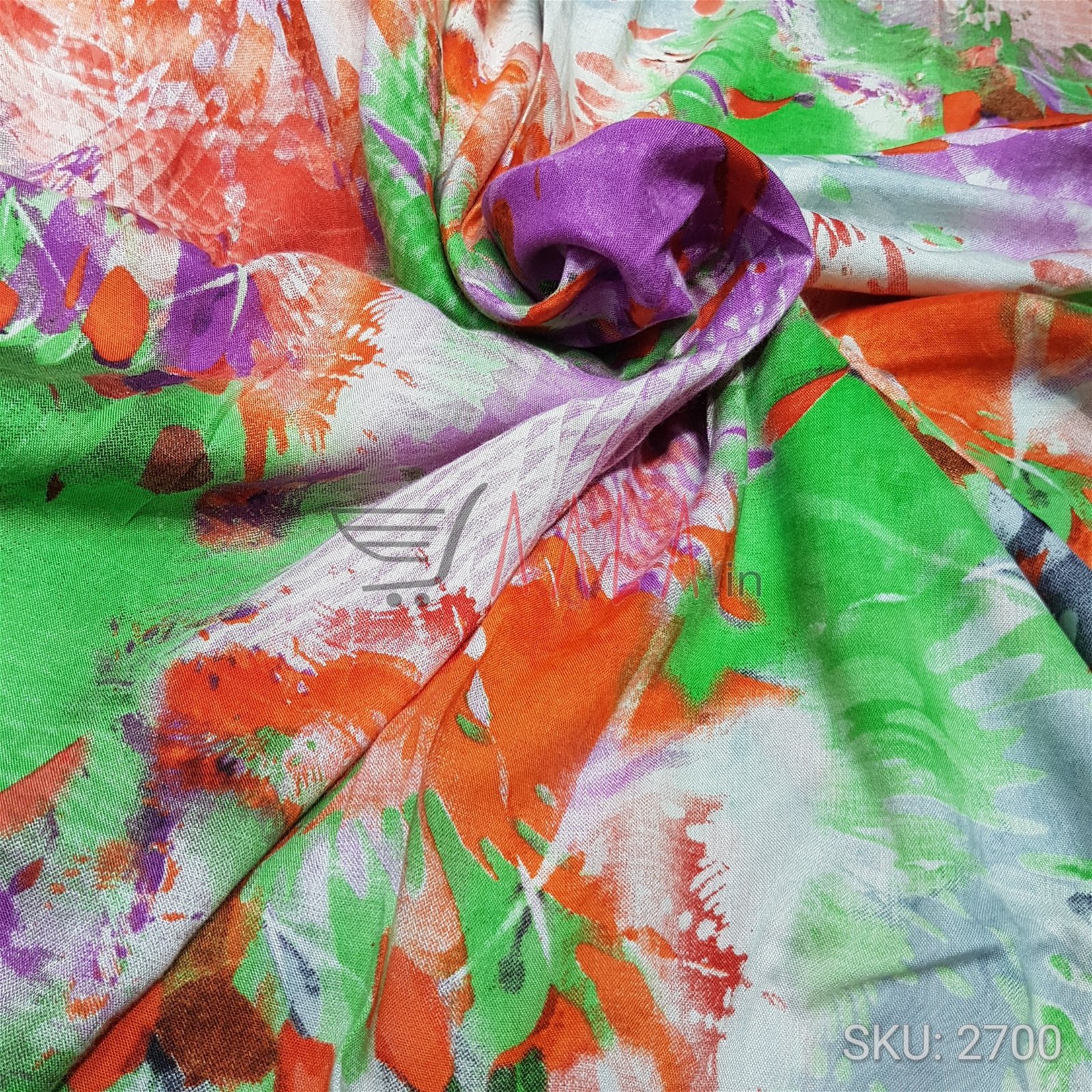 Printed Rayon Cotton 44 Inches Per Metre #2700
