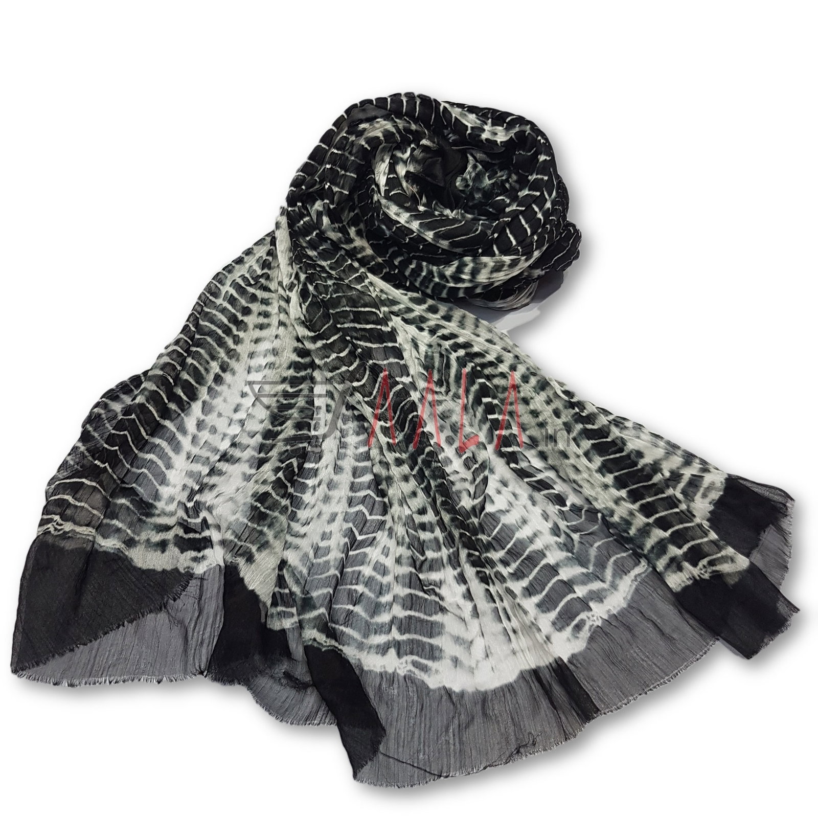 Tie Dye Chiffon Dupatta 36 Inches Dyed 2.25 Metres 