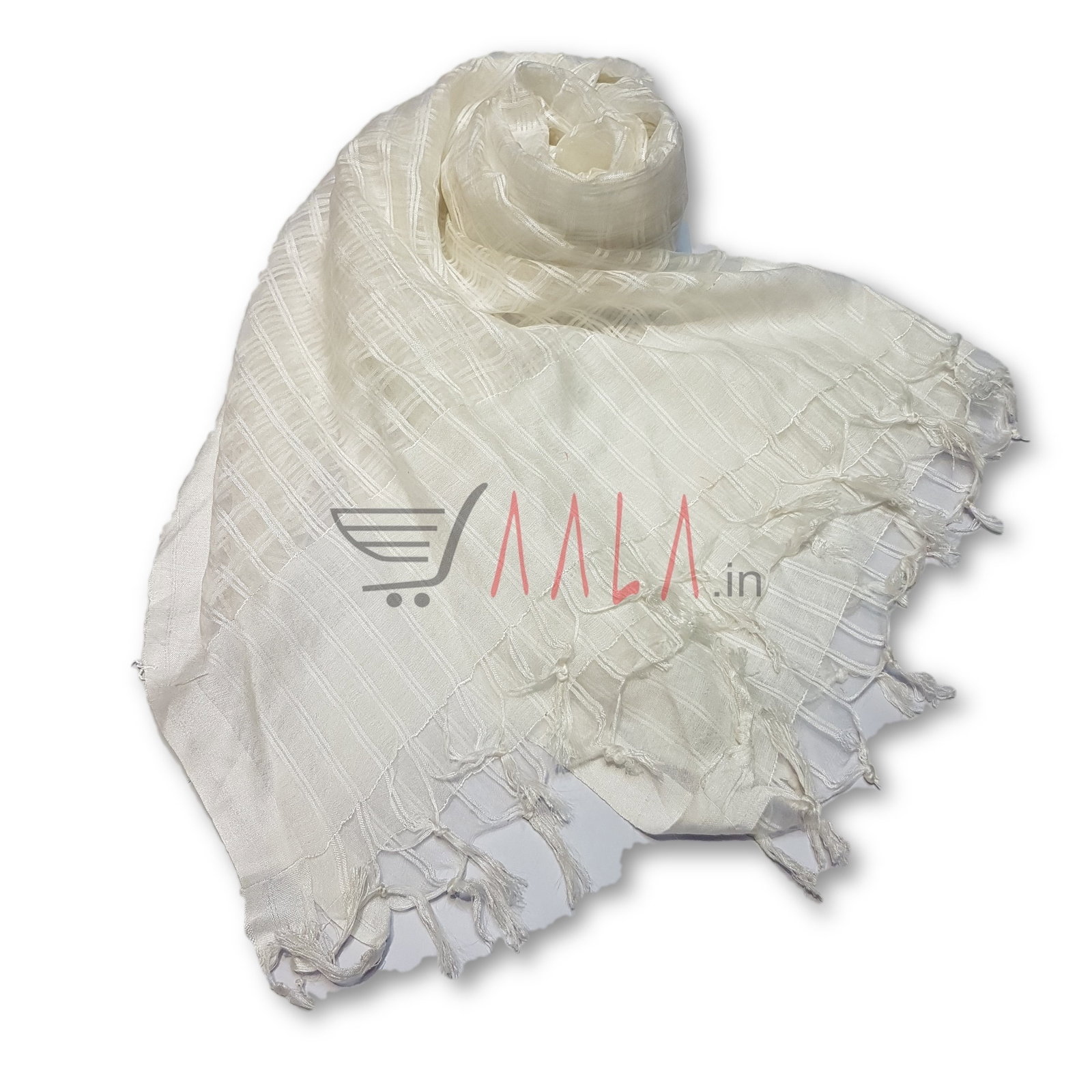 Checks Tissue Dupatta 32 Inches Dyed 2.25 Metres 