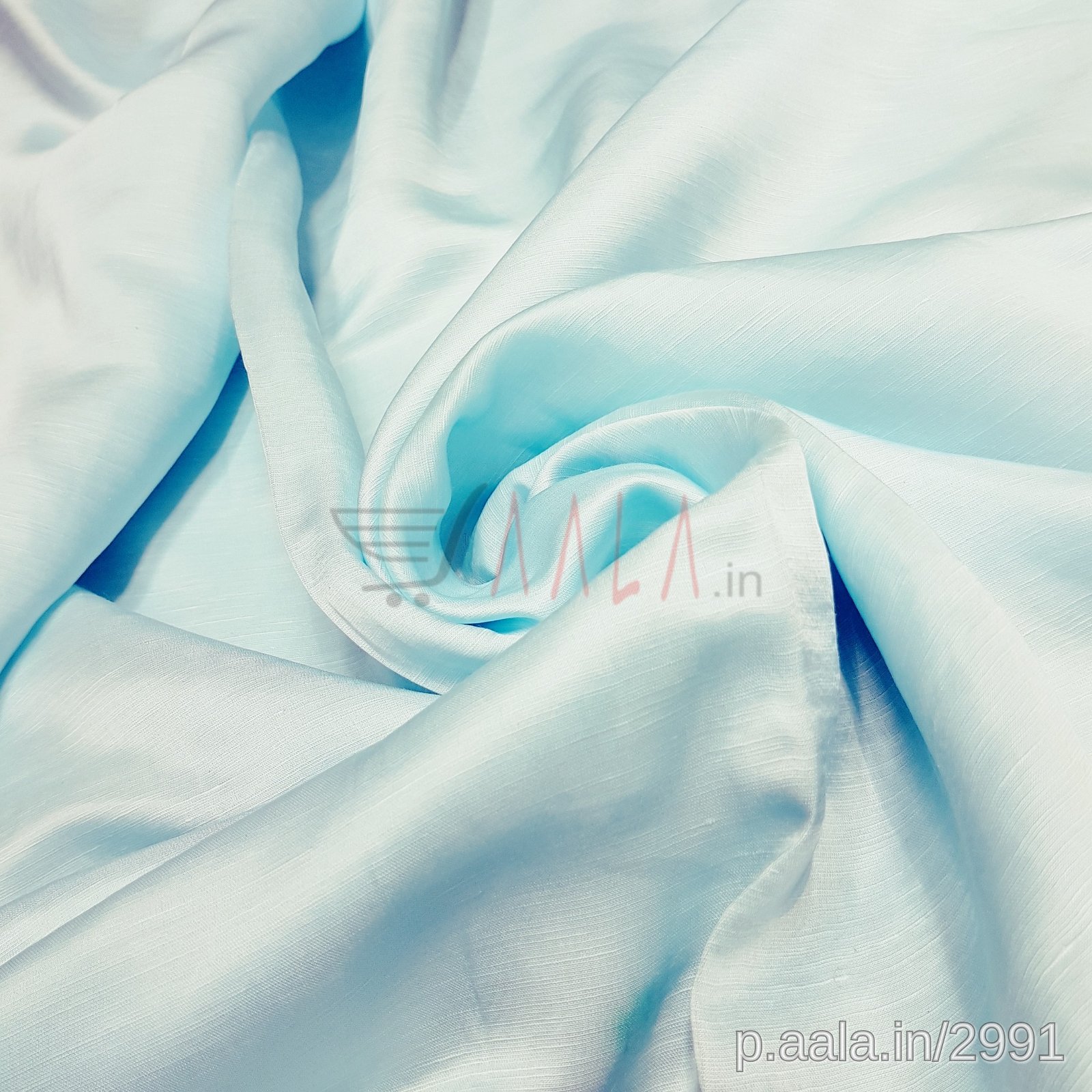 Linen Satin Viscose 44 Inches Dyed Per Metre #2991