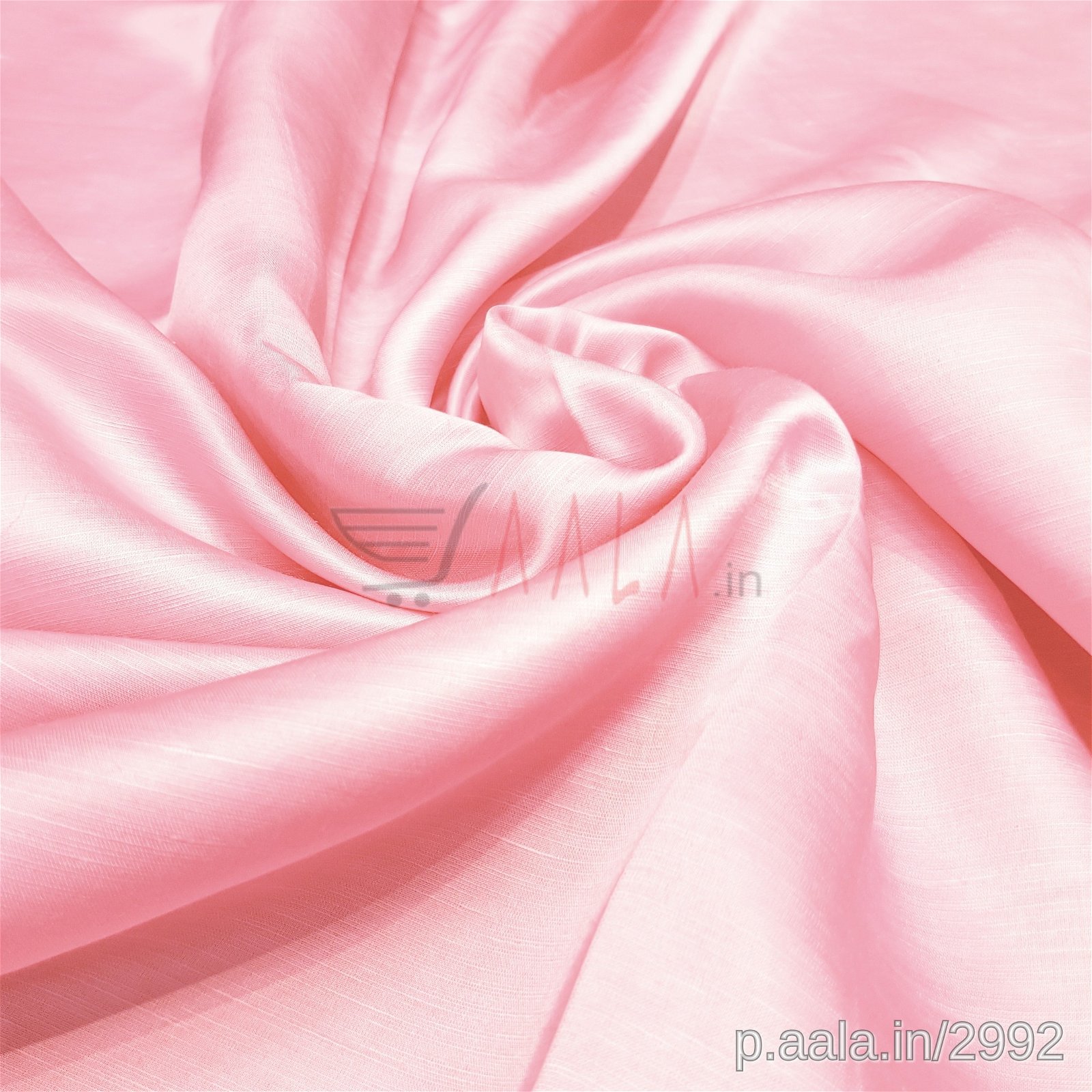Linen Satin Viscose 44 Inches Dyed Per Metre #2992