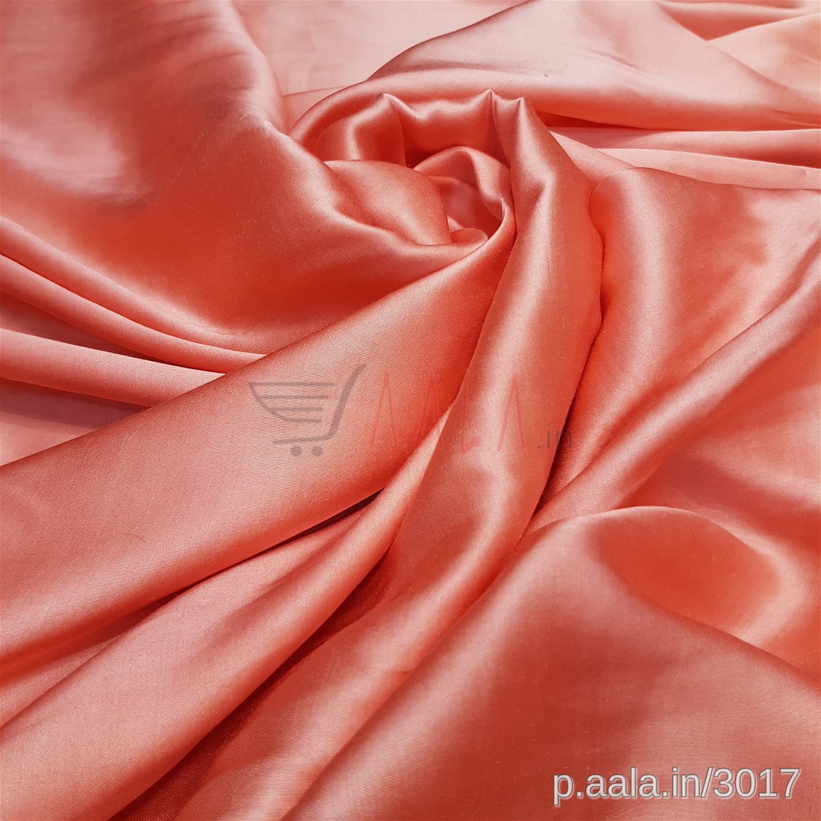 Modal Satin Viscose 44 Inches Dyed Per Metre #3017