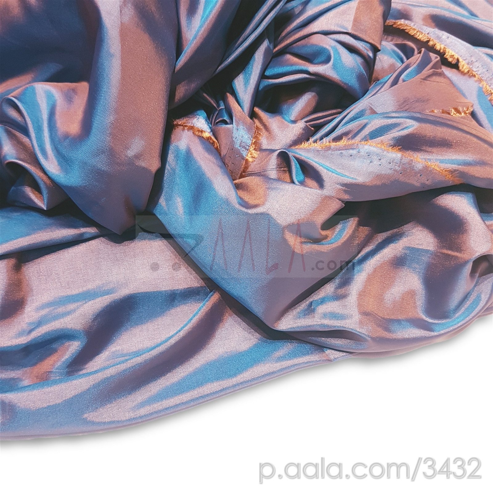 Paper Silk Poly-ester 44 Inches Dyed Per Metre #3432