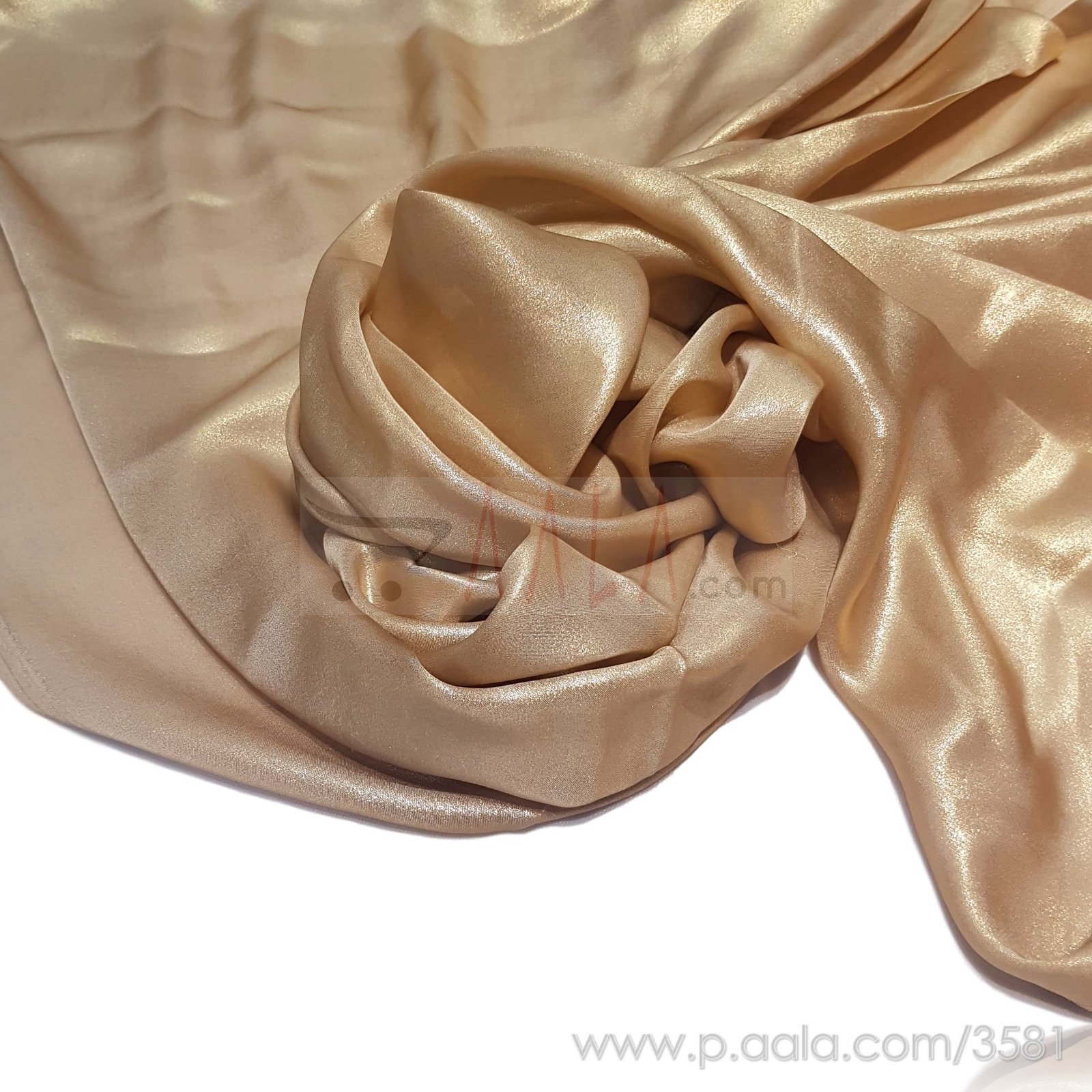 Half Coating Satin Georgette Poly-ester 44 Inches Dyed Per Metre #3581