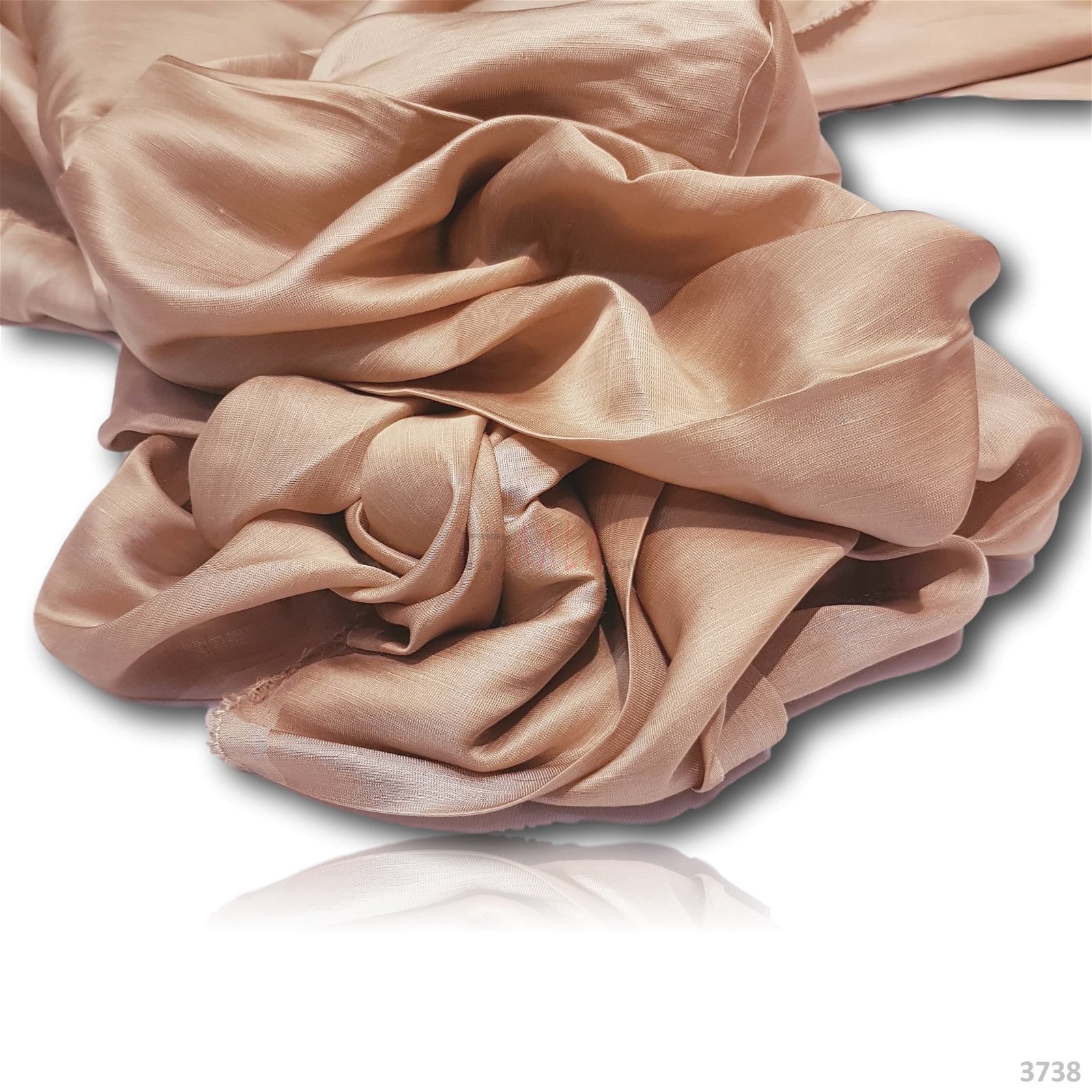 Linen Satin Viscose 44 Inches Dyed Per Metre #3738
