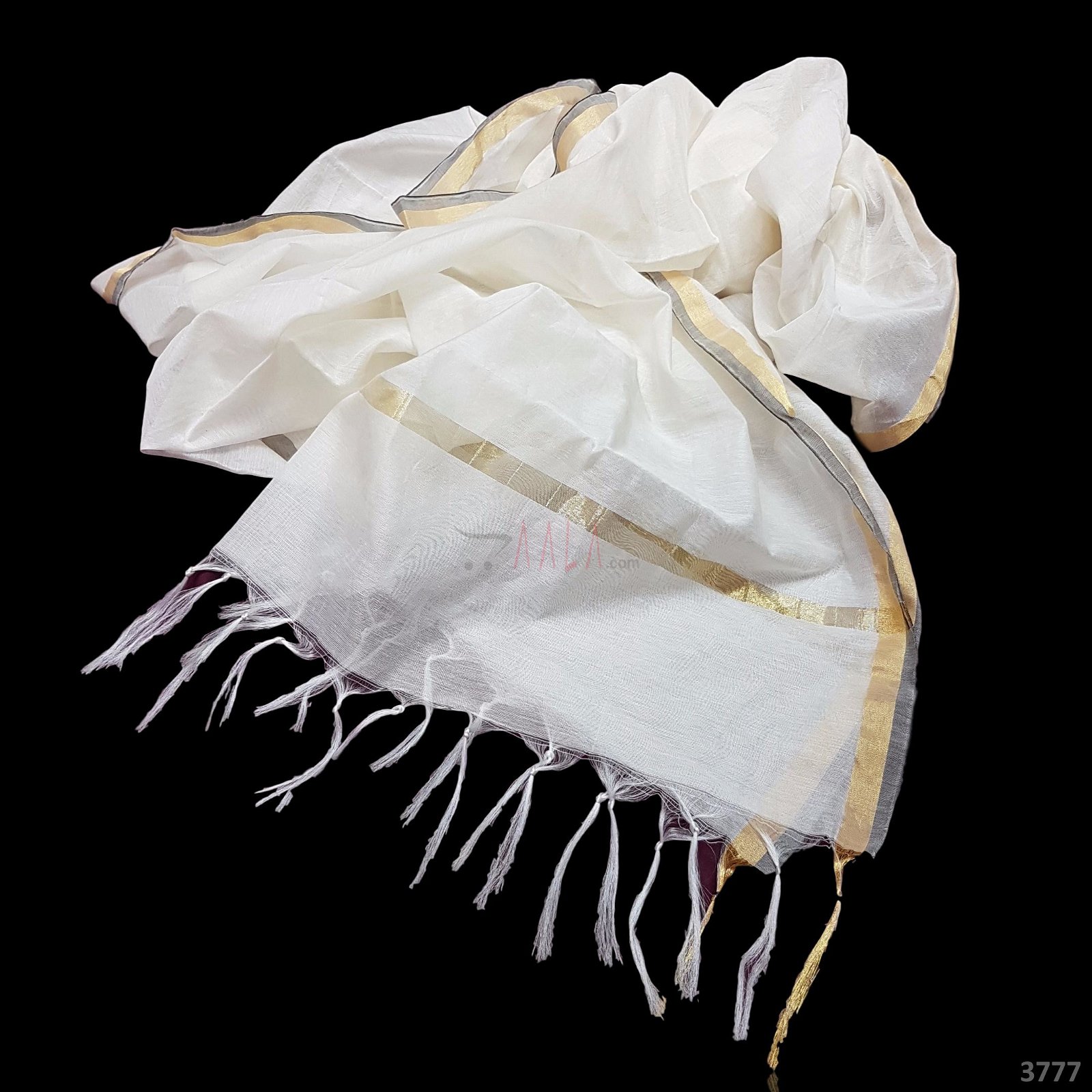 Banarsi Tissue Dupatta 44 Inches Dyeable 2.25 Metres #3777