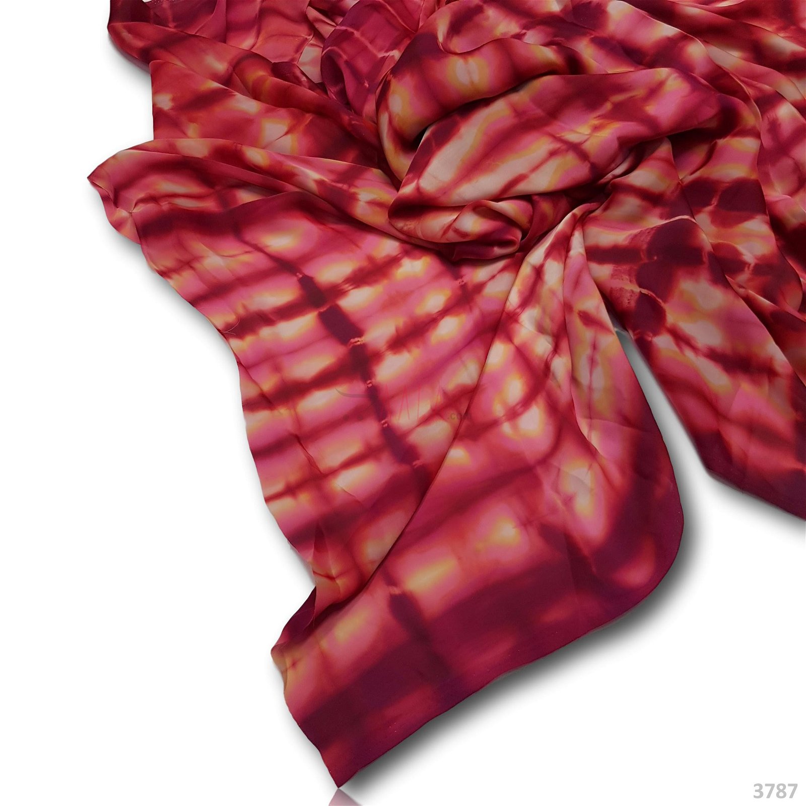 Siburi Satin Georgette Poly-ester 44 Inches Dyed Per Metre #3787