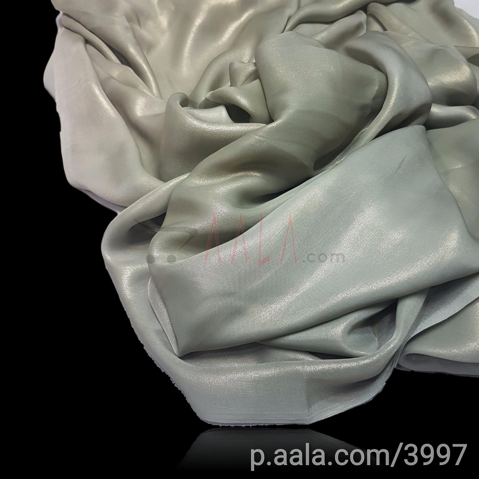 Half Coating Satin Georgette Poly-ester 44 Inches Dyed Per Metre #3997