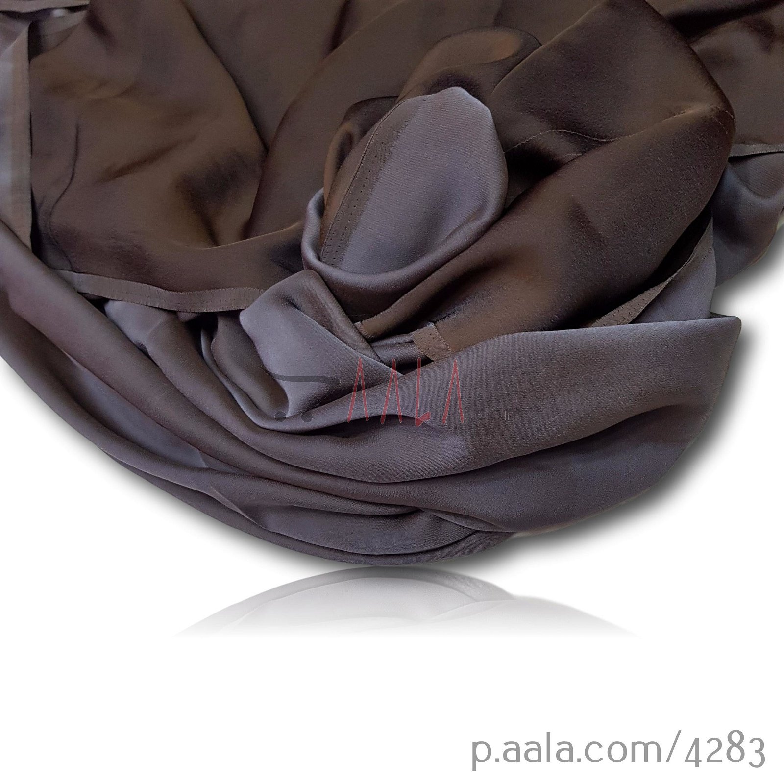 Metallic Satin Georgette Poly-ester 44 Inches Dyed Per Metre #4283