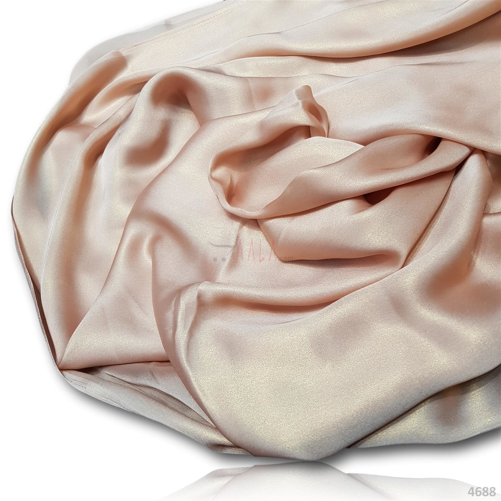 Foil Satin Georgette Poly-ester 44 Inches Dyed Per Metre #4688