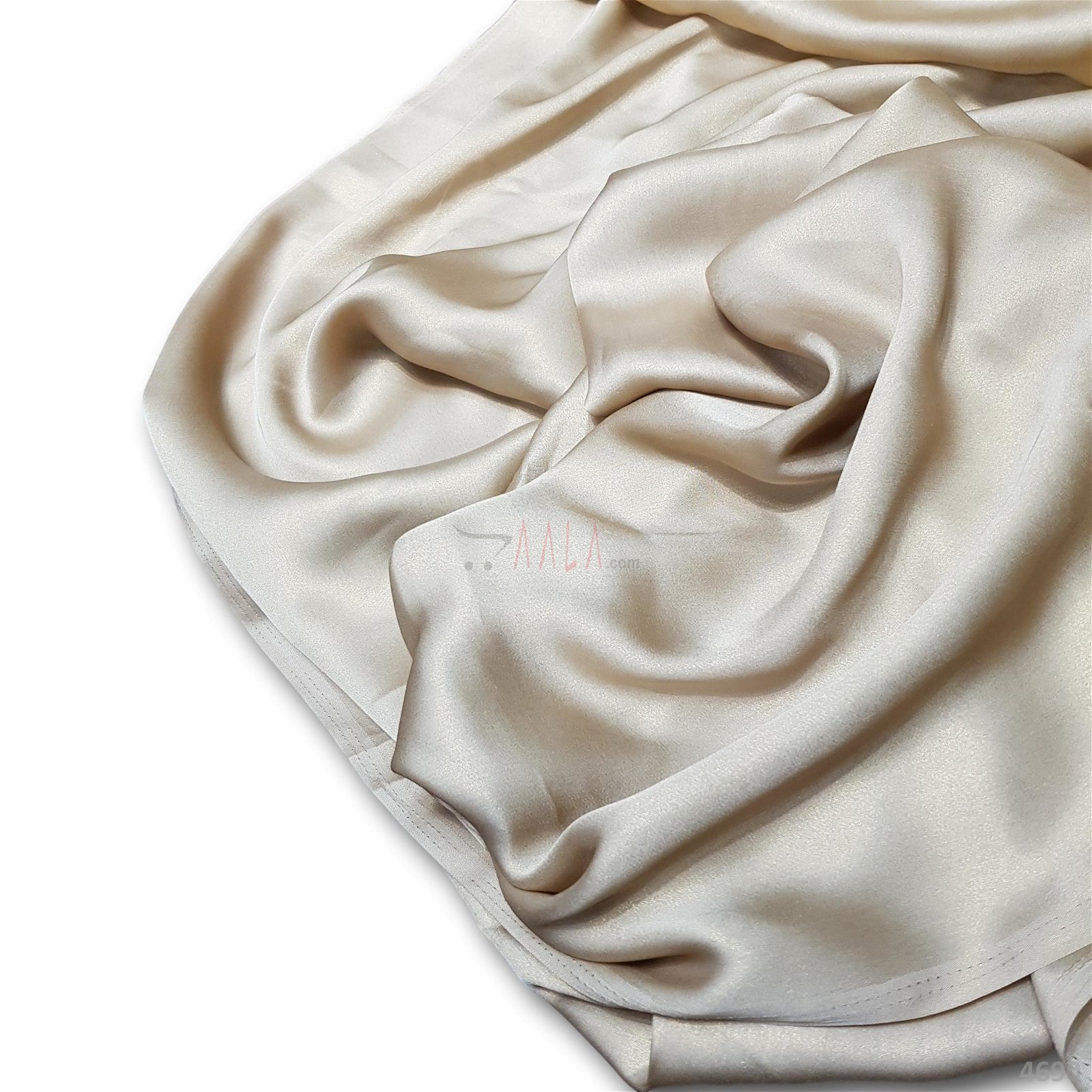 Foil Satin Georgette Poly-ester 44 Inches Dyed Per Metre #4690