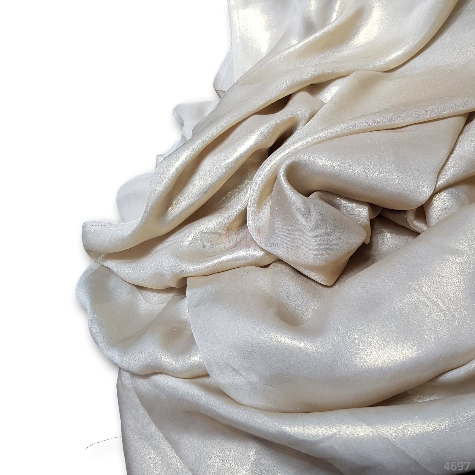 Foil Satin Georgette Poly-ester 44 Inches Dyed Per Metre #4697