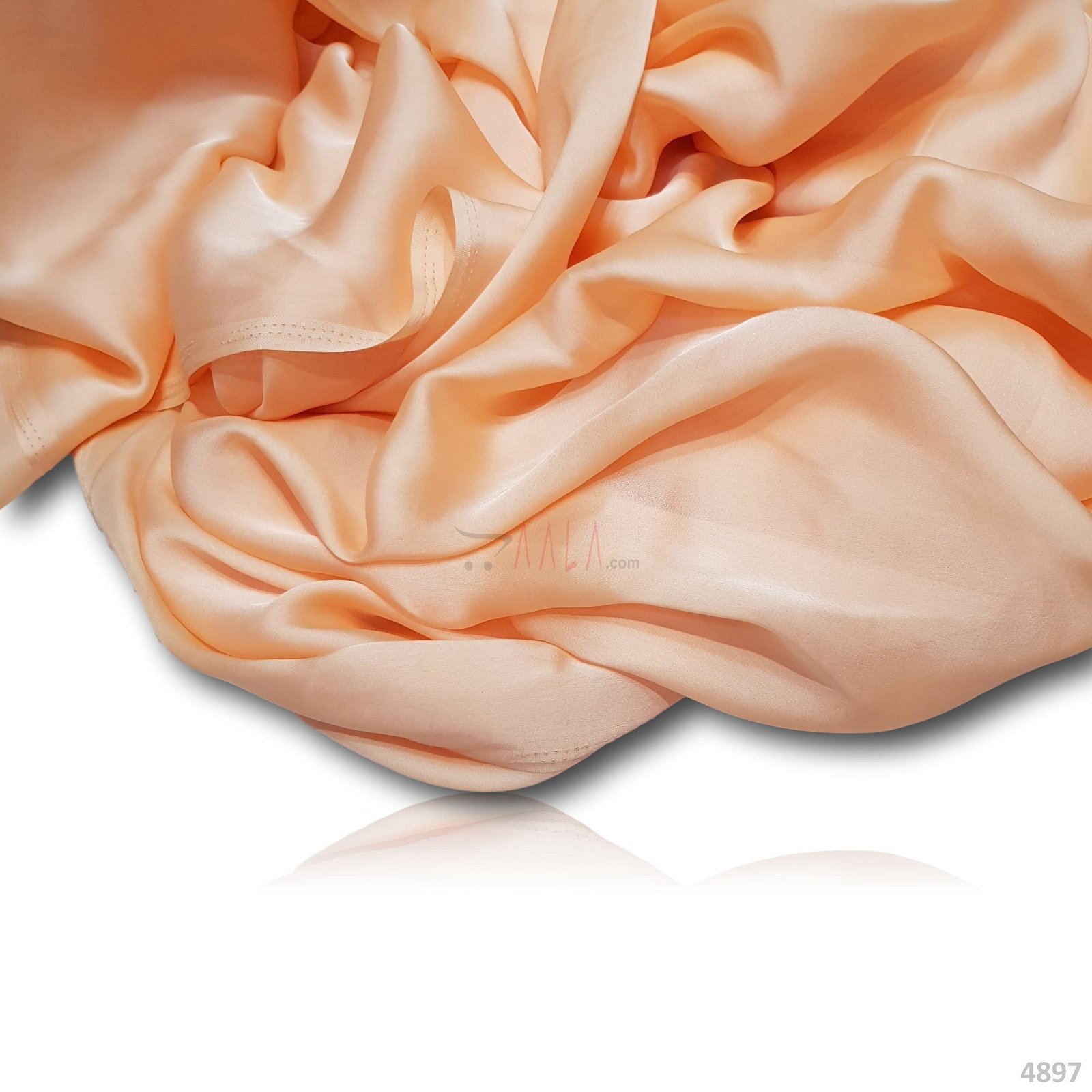 Silky Satin Georgette 44 Inches Dyed Per Metre #4897