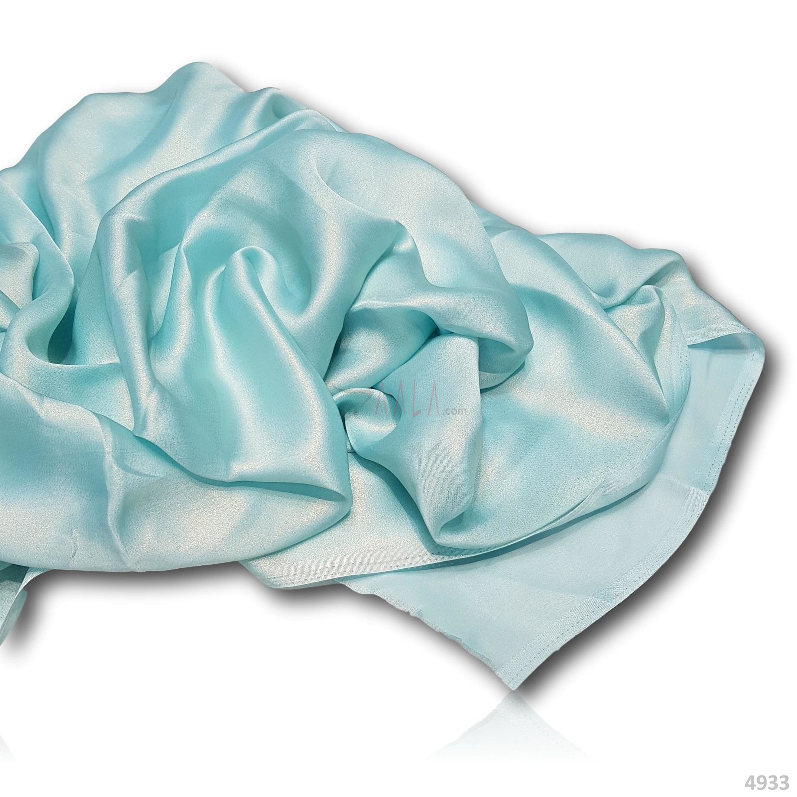 Foil Satin Georgette Poly-ester 44 Inches Dyed Per Metre #4933