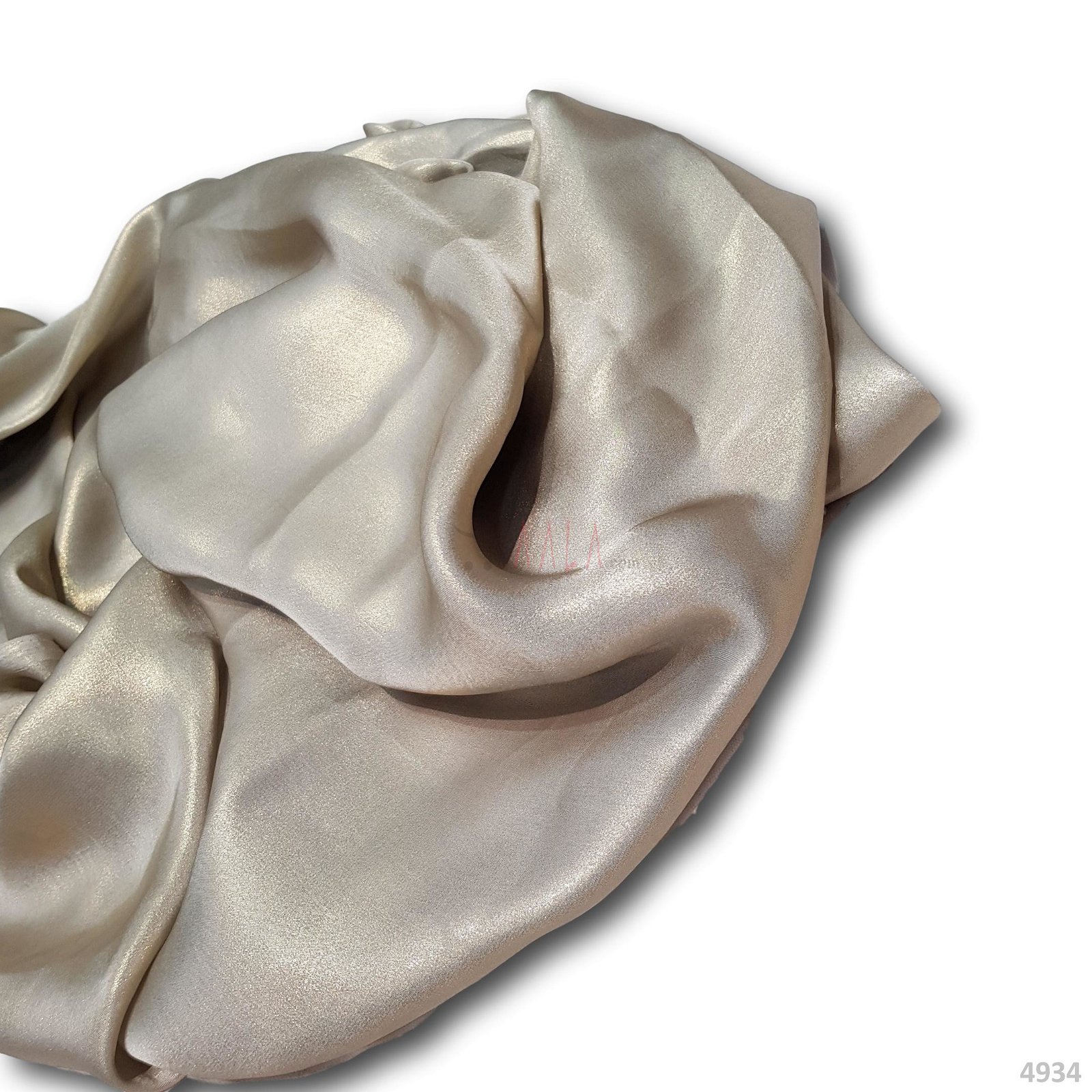 Foil Satin Georgette Poly-ester 44 Inches Dyed Per Metre #4934