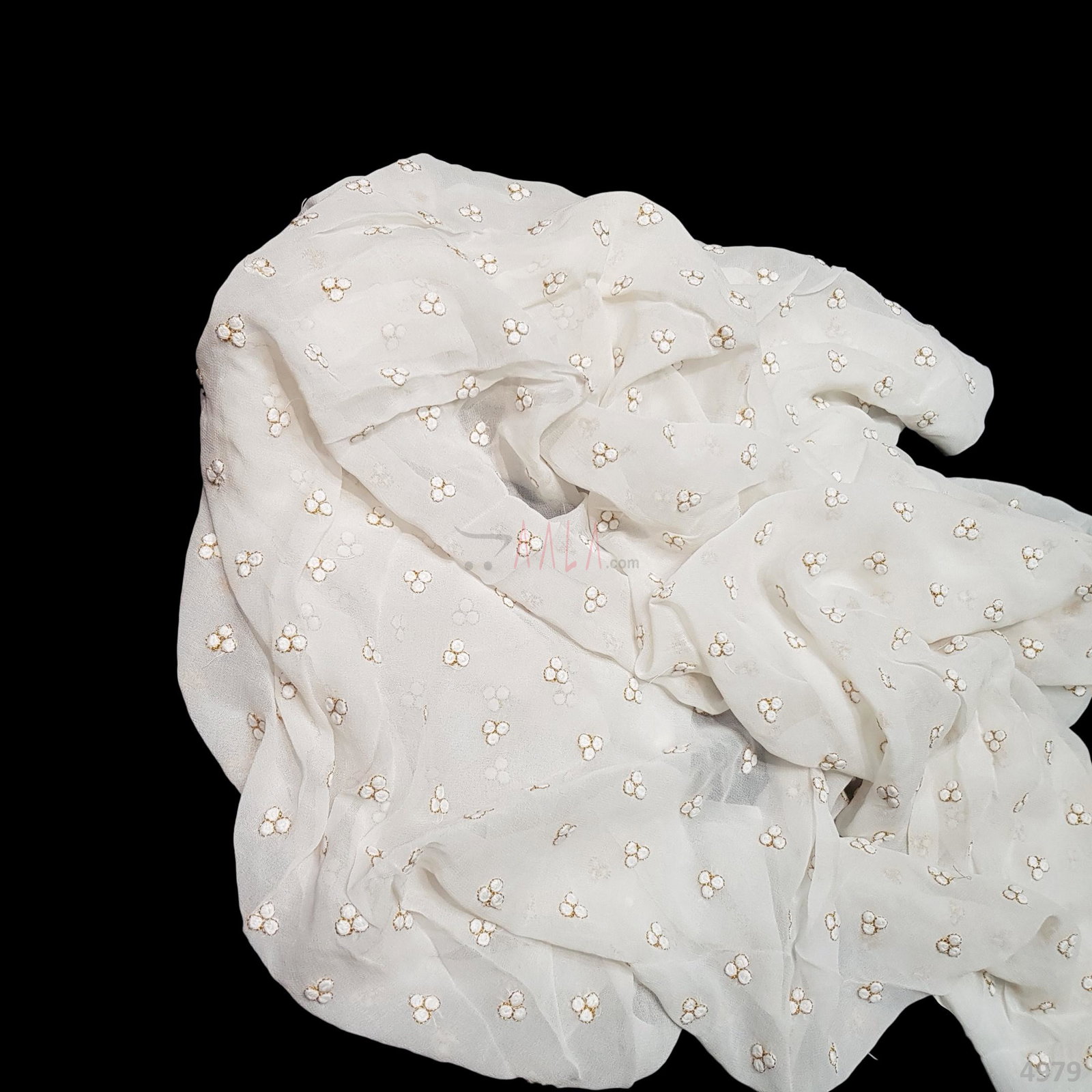 Booty Georgette Viscose 44 Inches Dyeable Per Metre 