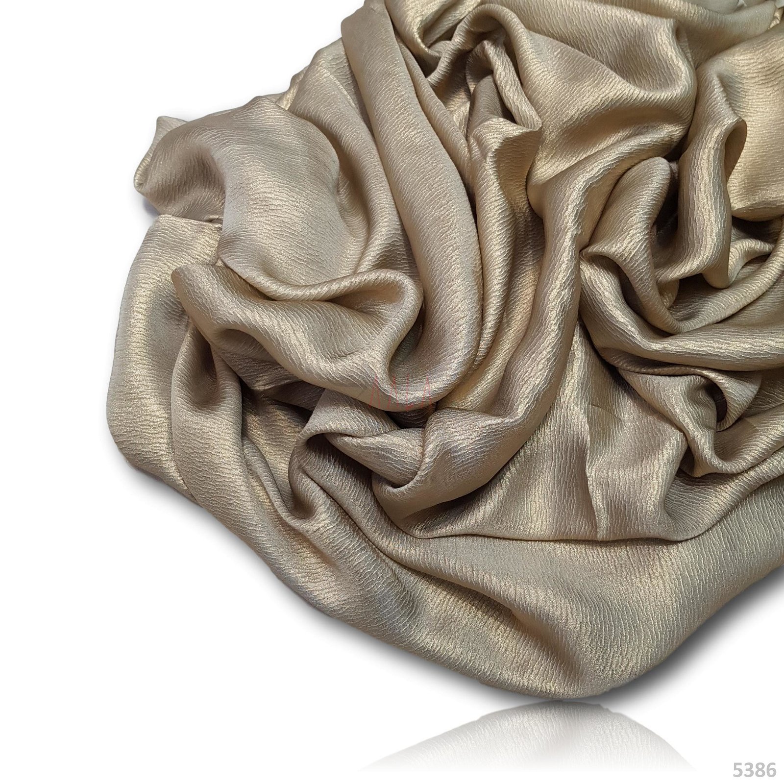 Crush Shimmer Satin Georgette 44 Inches Dyed Per Metre #5386
