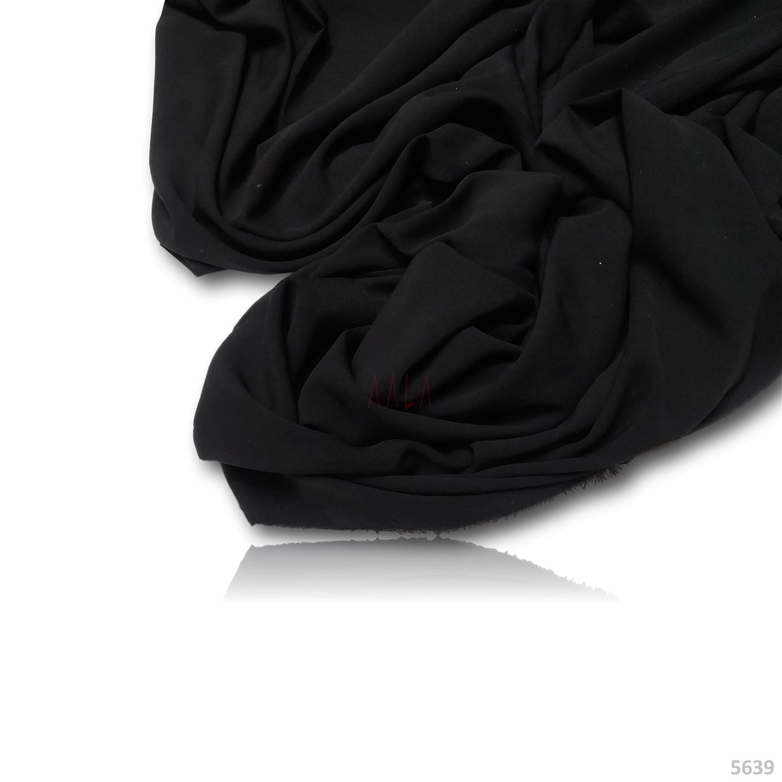 Black Diamond Abaya Fabrics 44 Inches Dyed Per Metre #5639