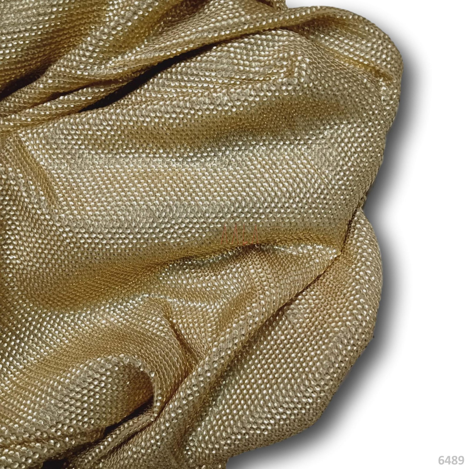 Katori-Sequins Georgette Blend 44-Inches GOLD Per-Metre 