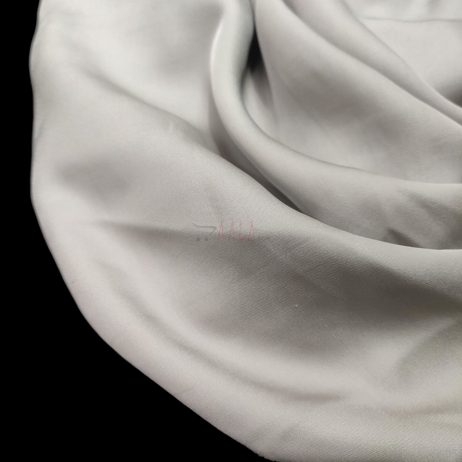 Bali Silk Poly-ester 44-Inches GREY Per-Metre #6605