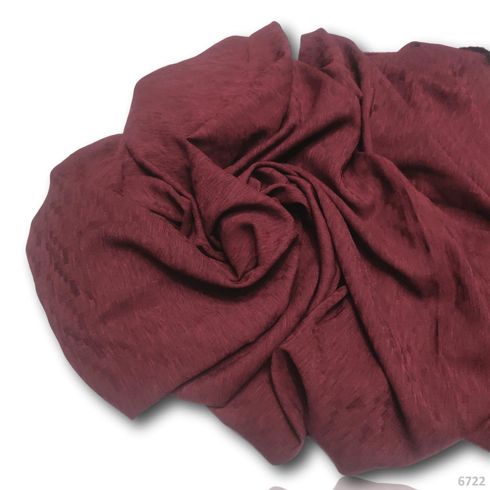 Textured Double-Georgette Poly-ester 58-Inches MAROON Per-Metre #6722