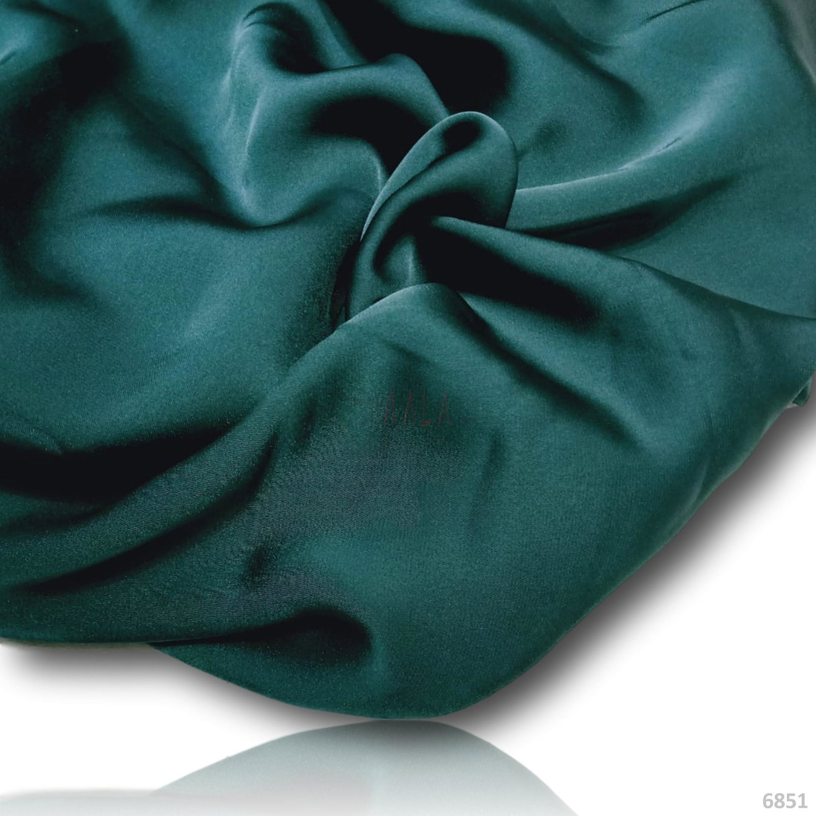 Fine Satin Blend 44-Inches GREEN Per-Metre 