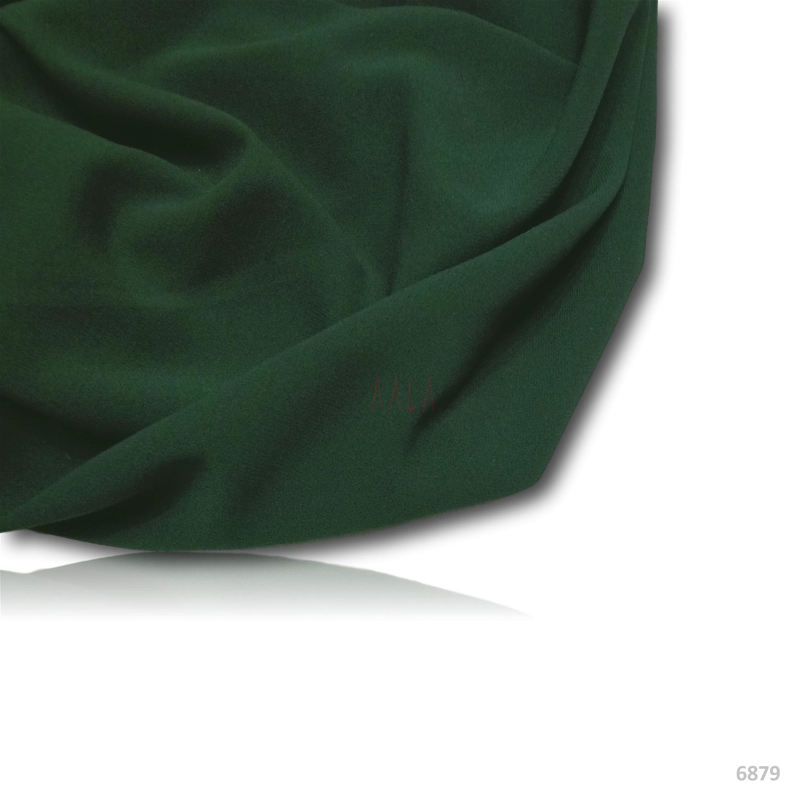 Double Double-Georgette Poly-ester 44-Inches GREEN Per-Metre #6879