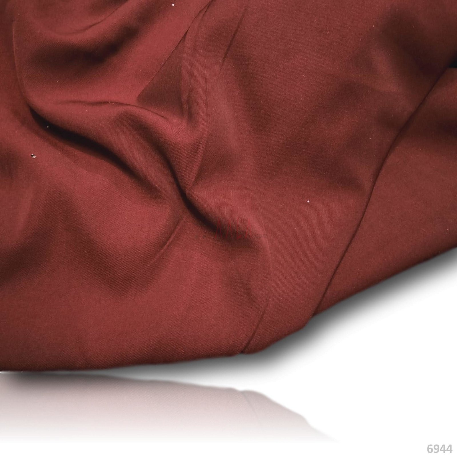 Twill Double-Georgette Poly-ester 44-Inches MAROON Per-Metre #6944