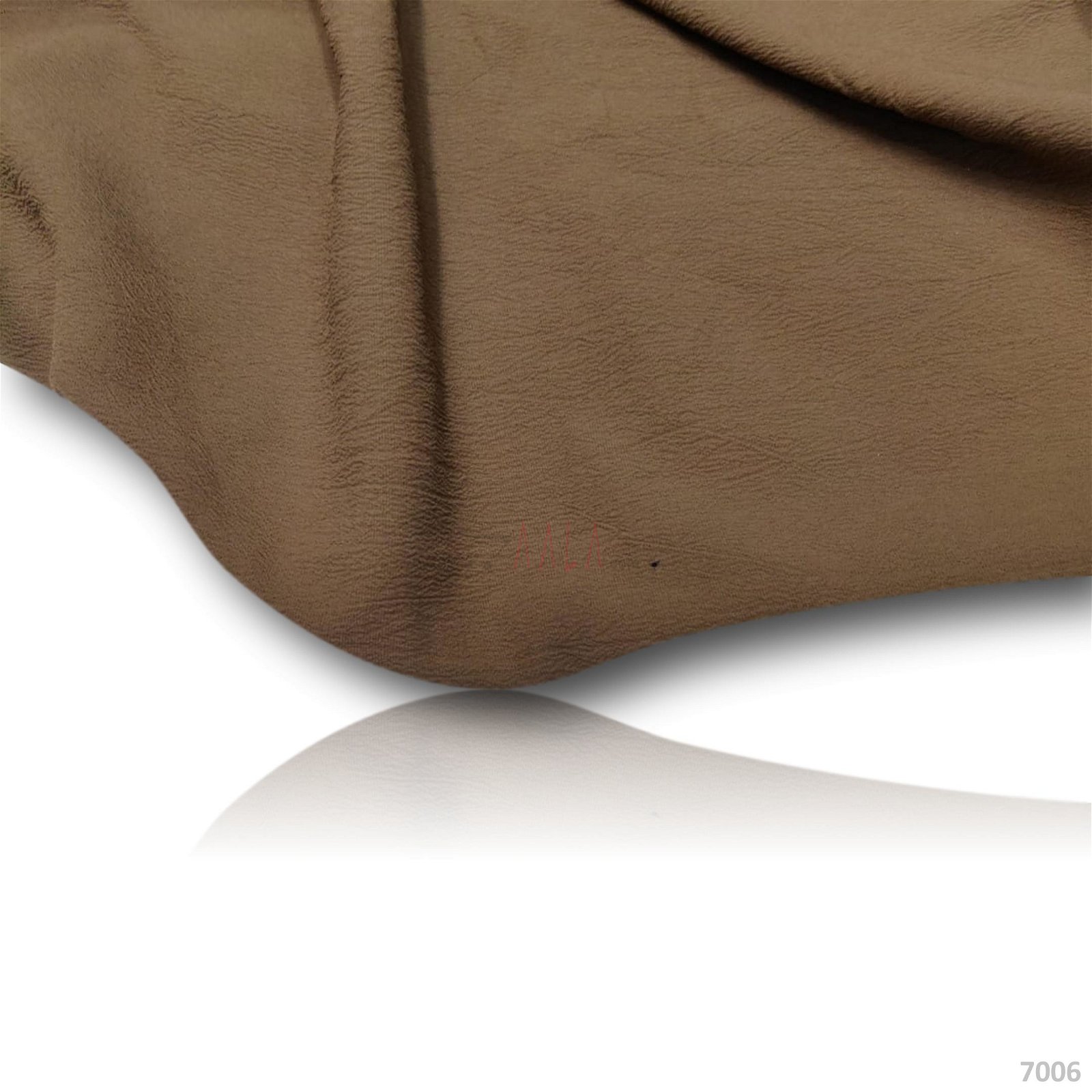 Stretch Double-Georgette Poly-ester 58-Inches BROWN Per-Metre #7006
