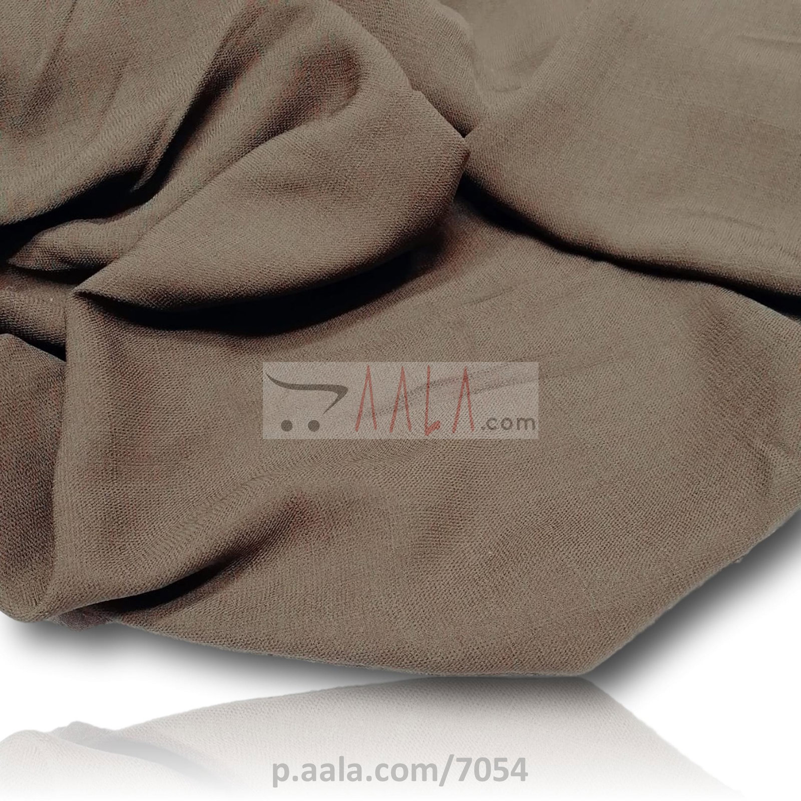 Zara Double-Georgette Blend 58-Inches BROWN Per-Metre 