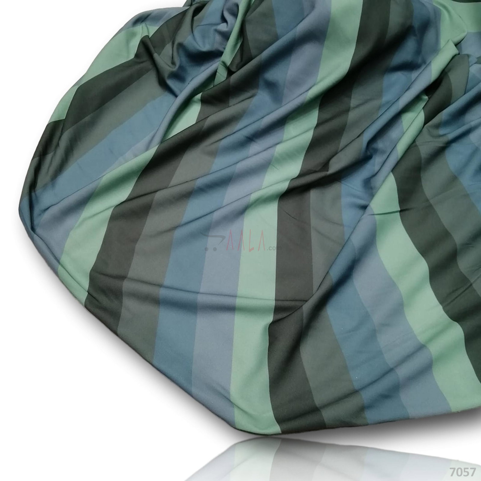 Digital-Print Moss-Crepe Blend 44-Inches PRINTED Per-Metre 