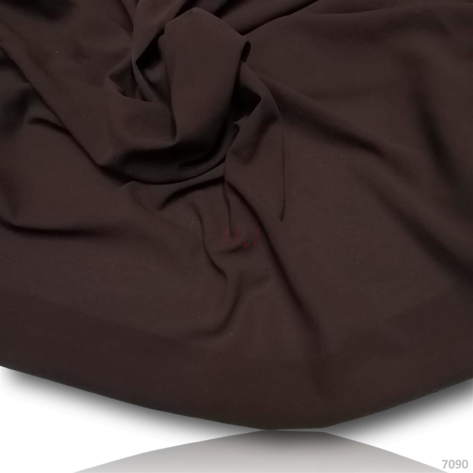 Double Double-Georgette Poly-ester 44-Inches BROWN Per-Metre #7090