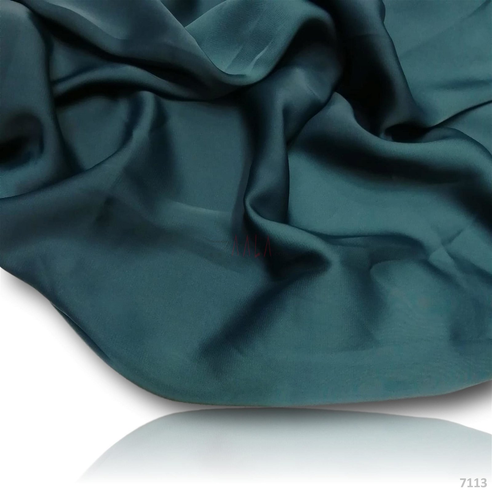 Tizzy Satin-Georgette Poly-ester 58-Inches GREEN Per-Metre #7113