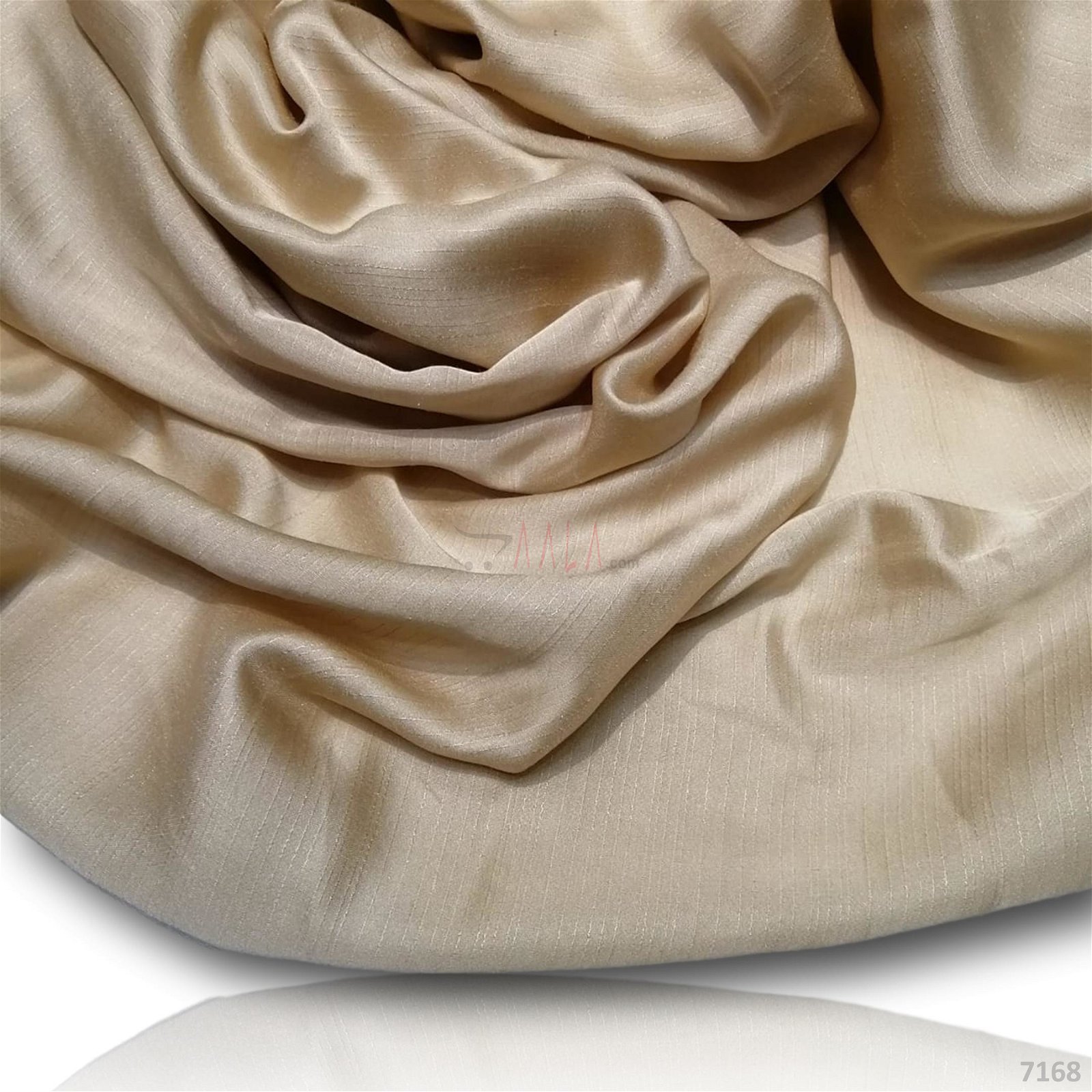Crunchy Silk Poly-ester 44-Inches SKIN Per-Metre #7168