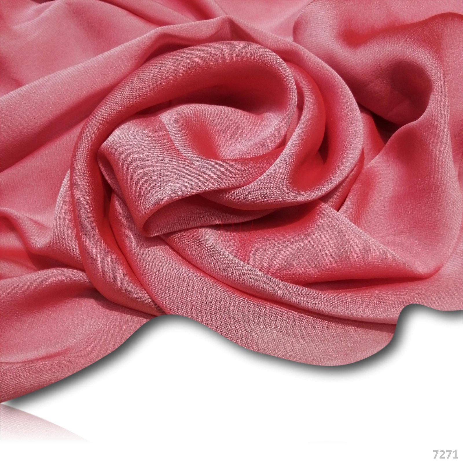 Choco Silk Poly-ester 44-Inches PINK Per-Metre #7271