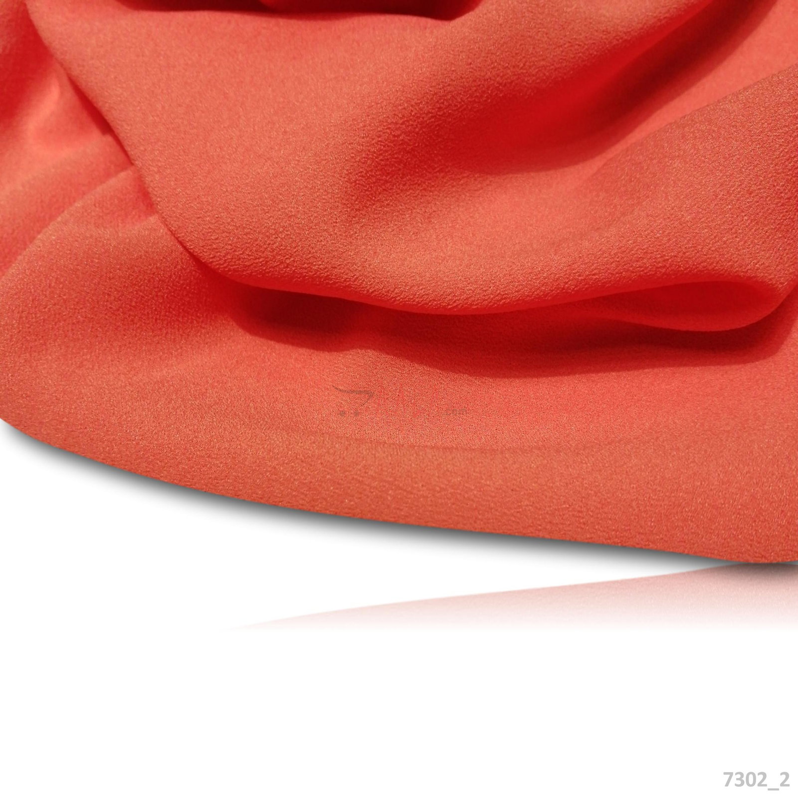 Double Double-Georgette Blend 44-Inches ORANGE Per-Metre 
