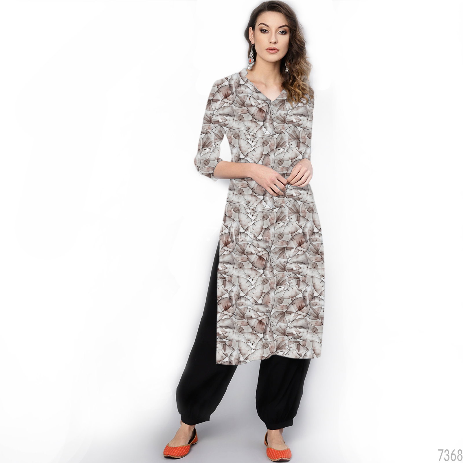Digital-Print Georgette Blend 44-Inches PRINTED Per-Metre 
