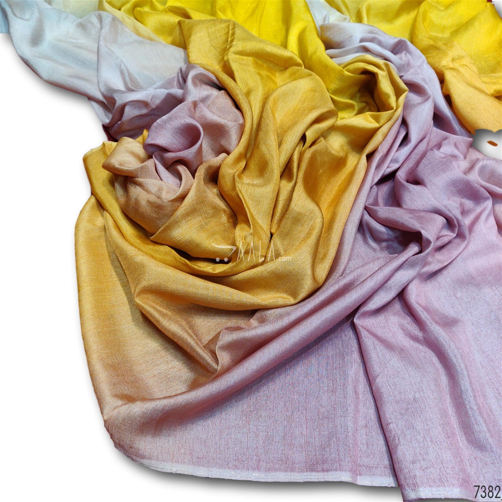 4D-Shaded Raw-Silk Viscose 44-Inches ASSORTED Per-Metre #7382
